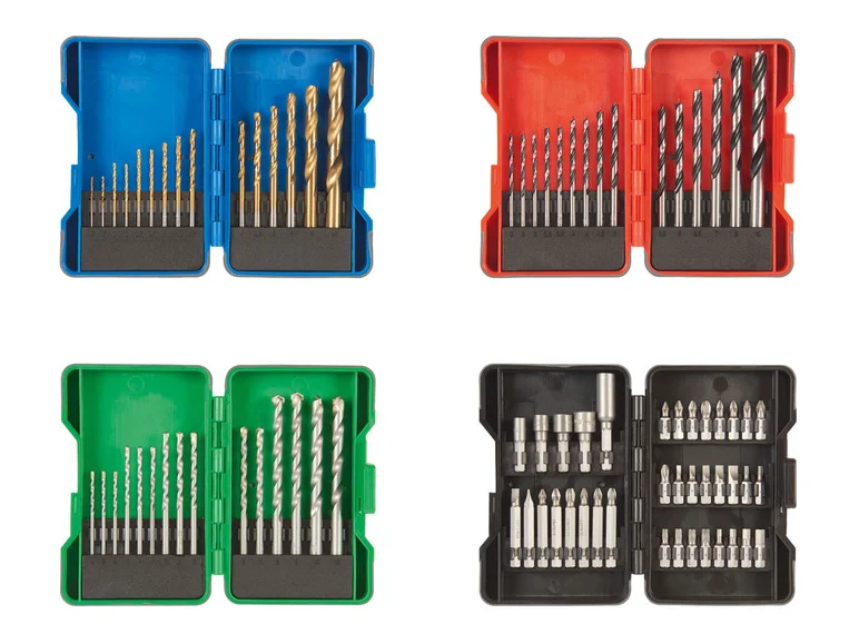 PARKSIDE Set de forets HSS. mèches ou embouts PBB 4 A1