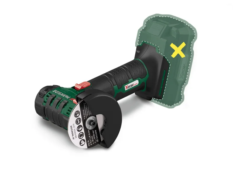 PARKSIDE® Meuleuse d'angle sans fil PWSAM 20-Li A1. 20 V