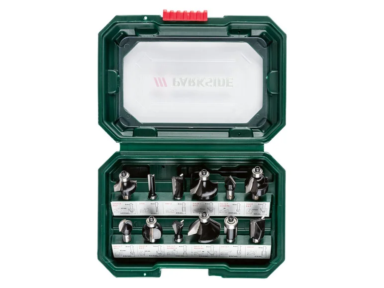 PARKSIDE Set de 12 embouts de fraisage PFB 12 A1