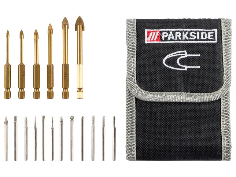 PARKSIDE® Jeux d'accessoires de perçage. 18 pièces