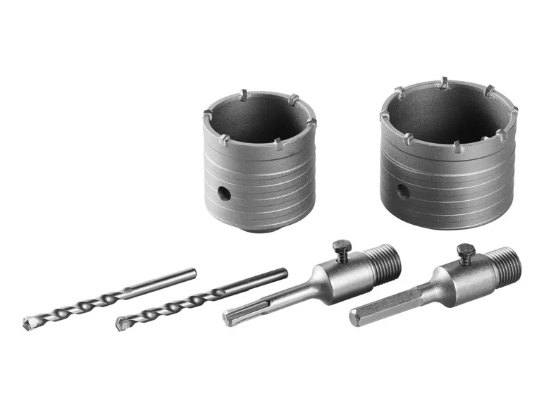 PARKSIDE® Jeu de forets-marteaux-burins ou forets-marteaux ou couronnes de forage