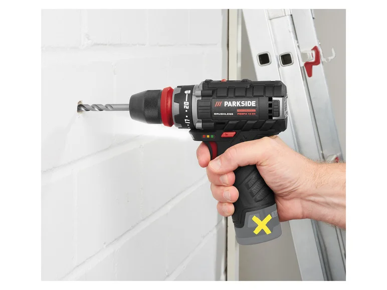 PARKSIDE PERFORMANCE® Perceuse-visseuse sans fil PBSPA 12 D4. 12 V