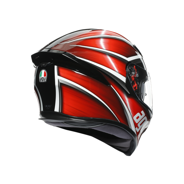 K5 S MULTI ECE DOT - TEMPEST BLACK/RED