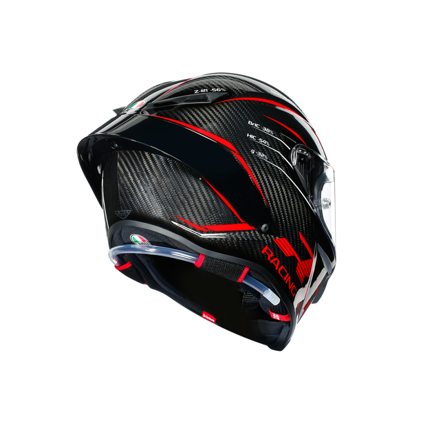 PISTA GP RR ECE DOT MULTI - PERFORMANCE CARBON/RED