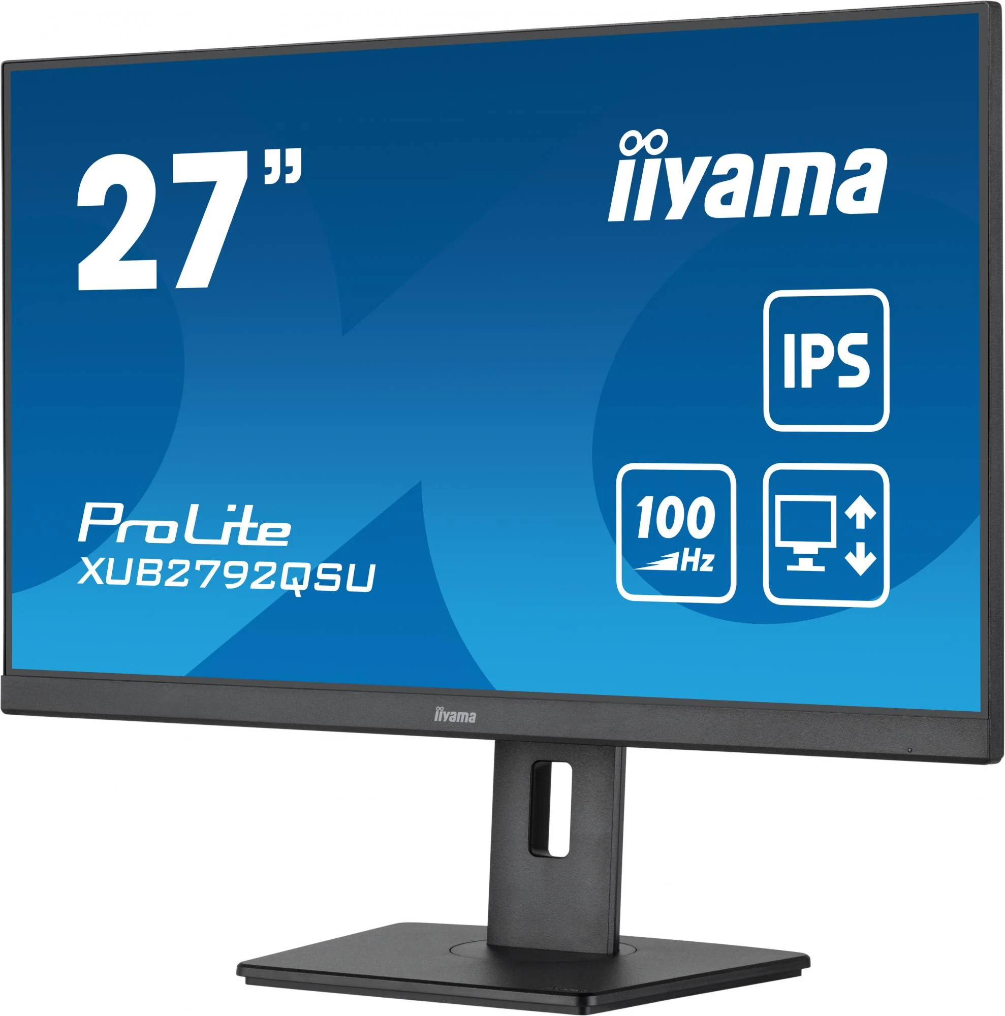 iiyama ProLite XUB2792QSU-B6 27 2560 x 1440 (2K) HDMI DisplayPort 100Hz Pivot Skærm