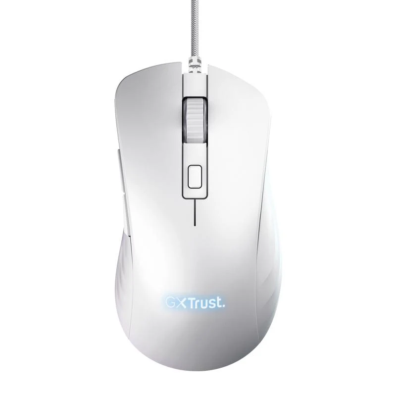 TRUST GXT924W YBAR+ GAMING MOUSE - WHITE