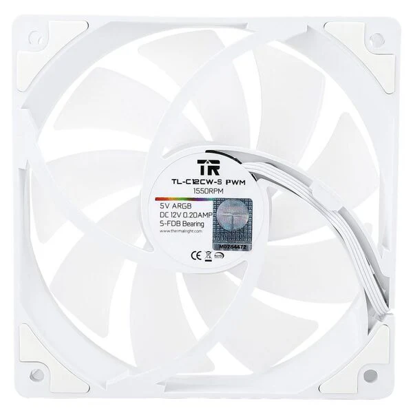 Thermalright TL-C12CW-S ARGB White 3 Pack - 120mm fan