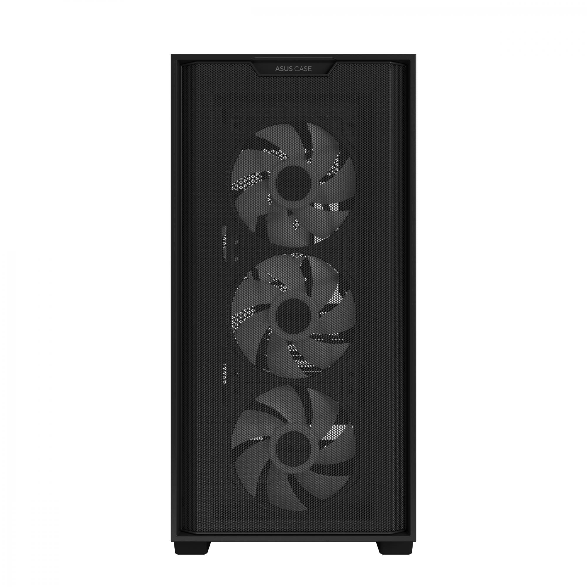 ASUS A21 PLUS mATX Case with 4 Pre-installed ARGB Fans. BTF support - Black