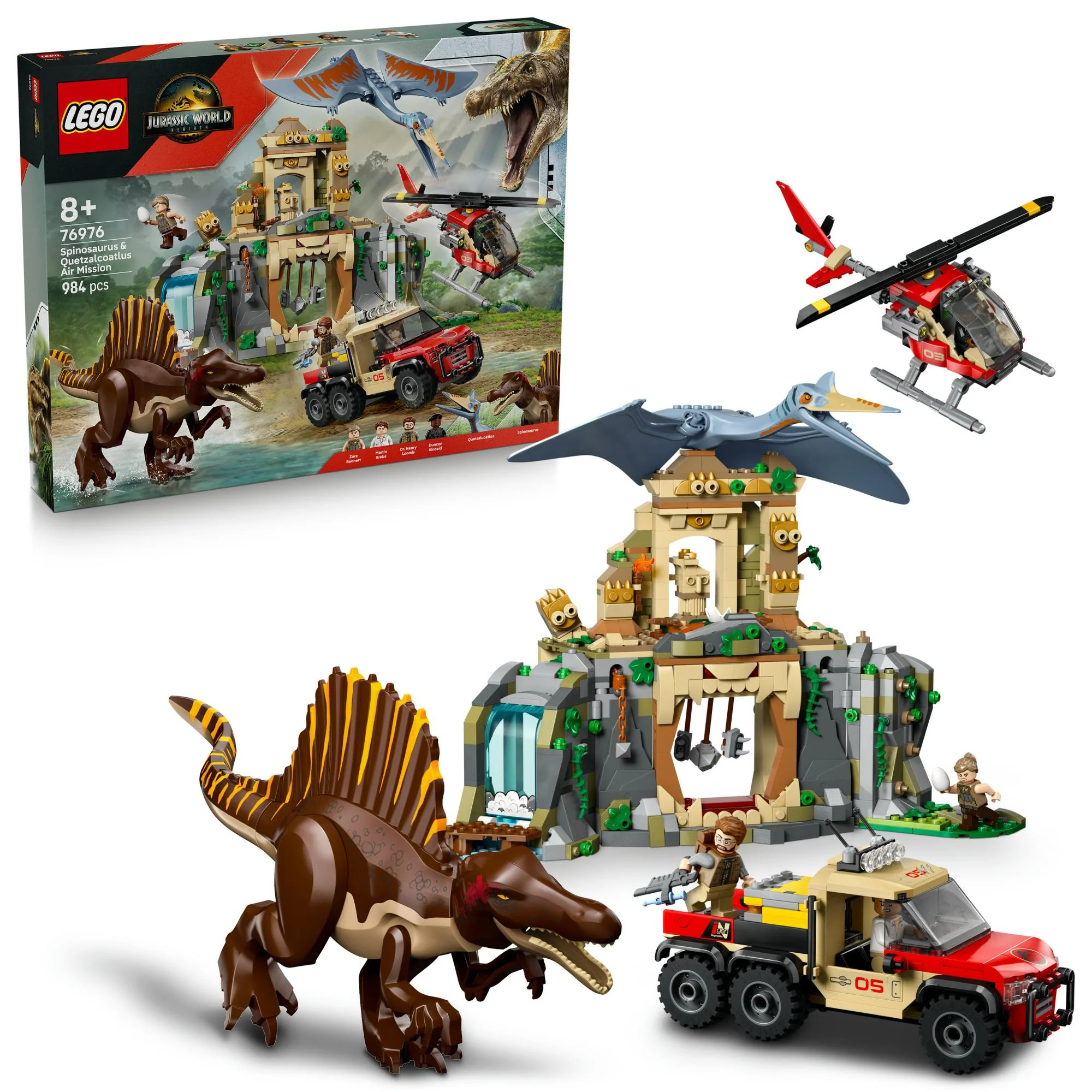 Lego - Air Mission - Spinosaurus and Quetzalcoatlus  (6533327)