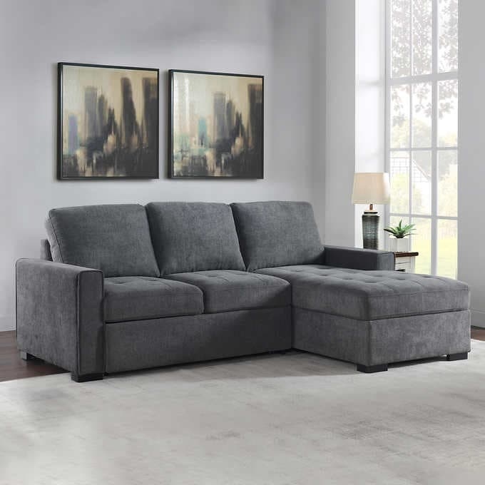Kendale Sleeper Sofa with Storage Chaise - Online Shop