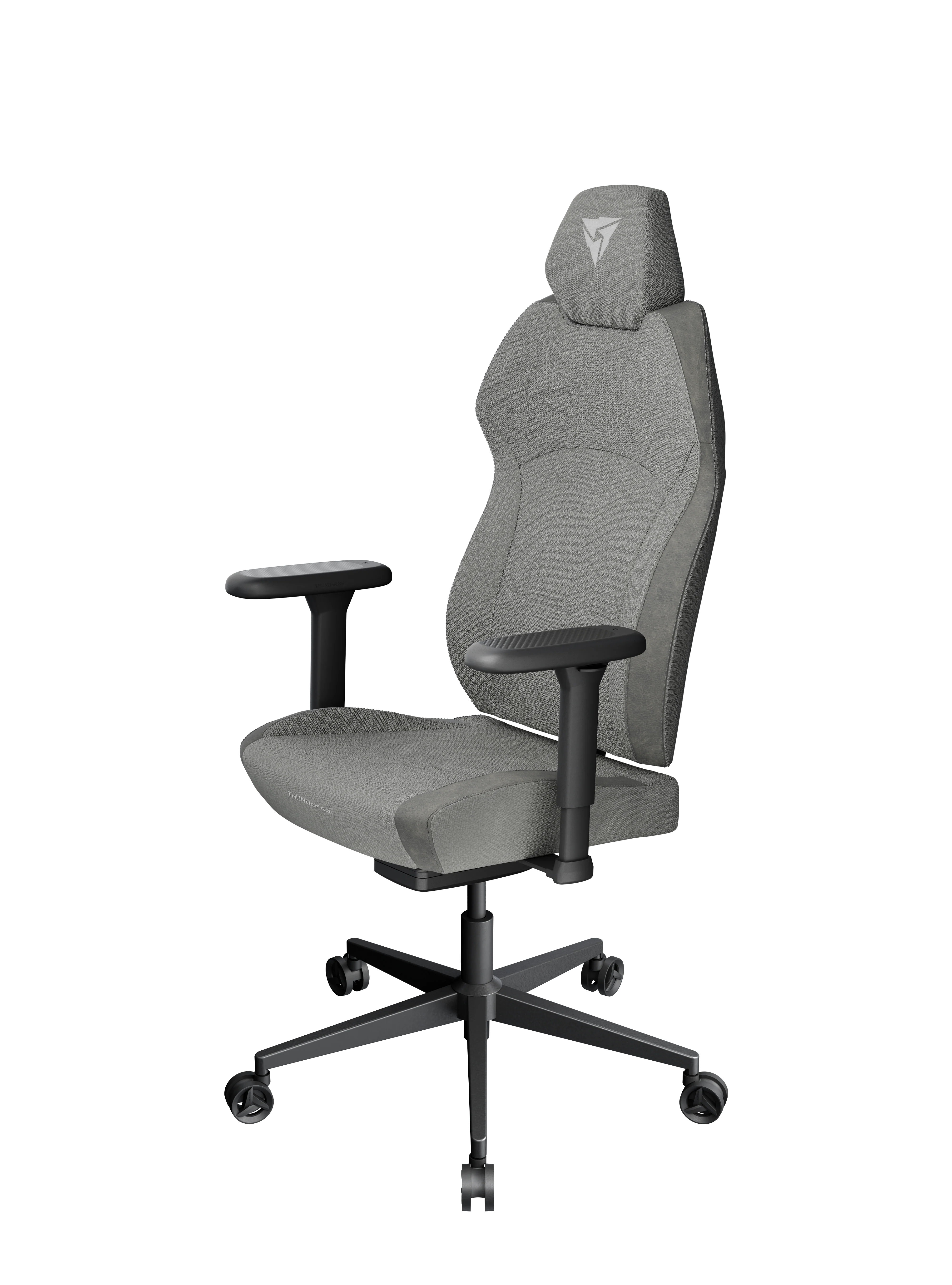 ThunderX3 TX3 SOLO – Loft Air Light Grey Kontorstol med SYNC4 og 6D Justering (125 kg max)