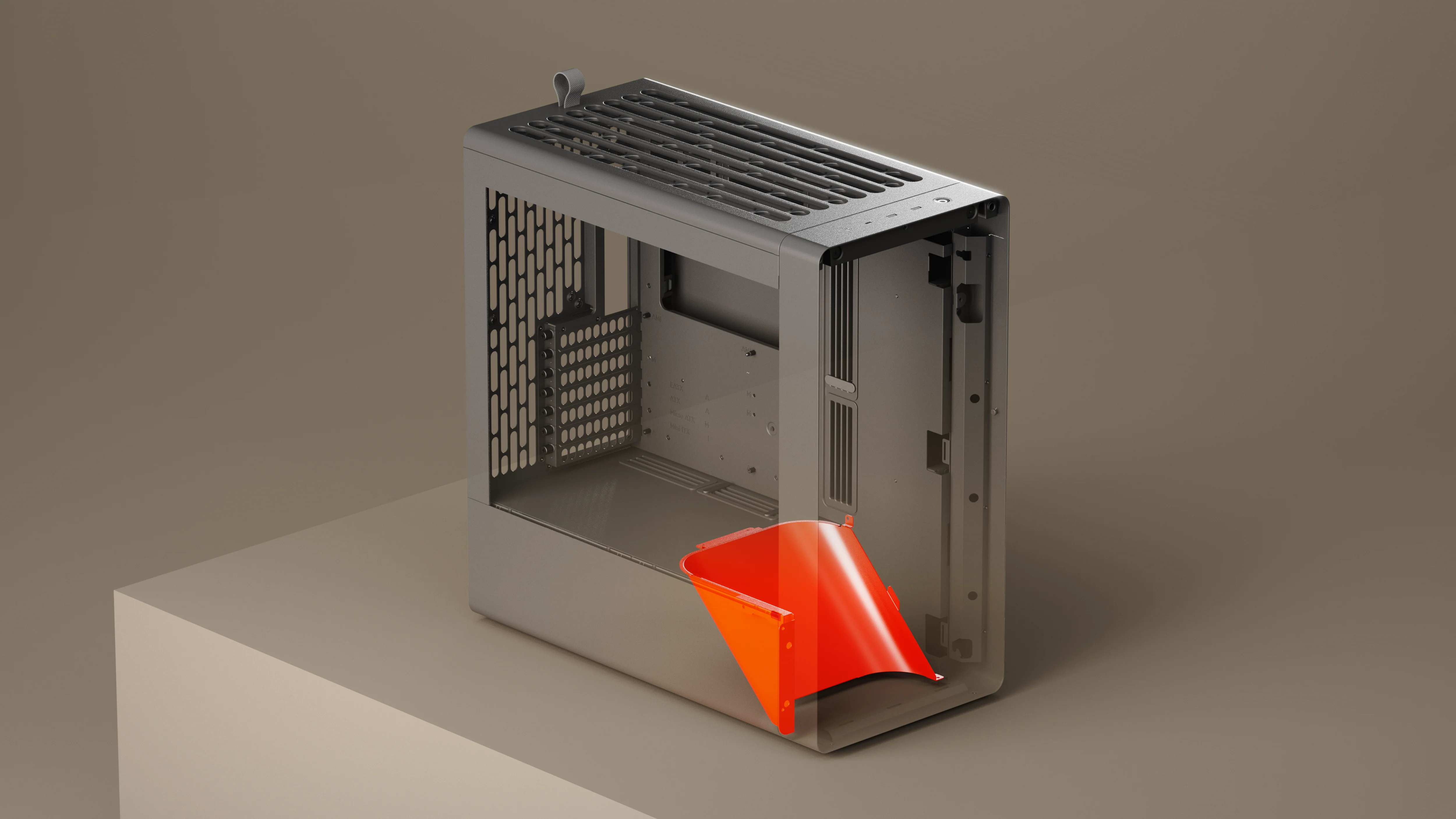 HAVN BF 360 – Black Mid Tower kabinet med høj airflow og minimalistisk design