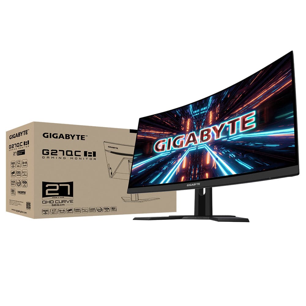 Gigabyte G27QC A 27 2560 x 1440 HDMI DisplayPort 165 Hz