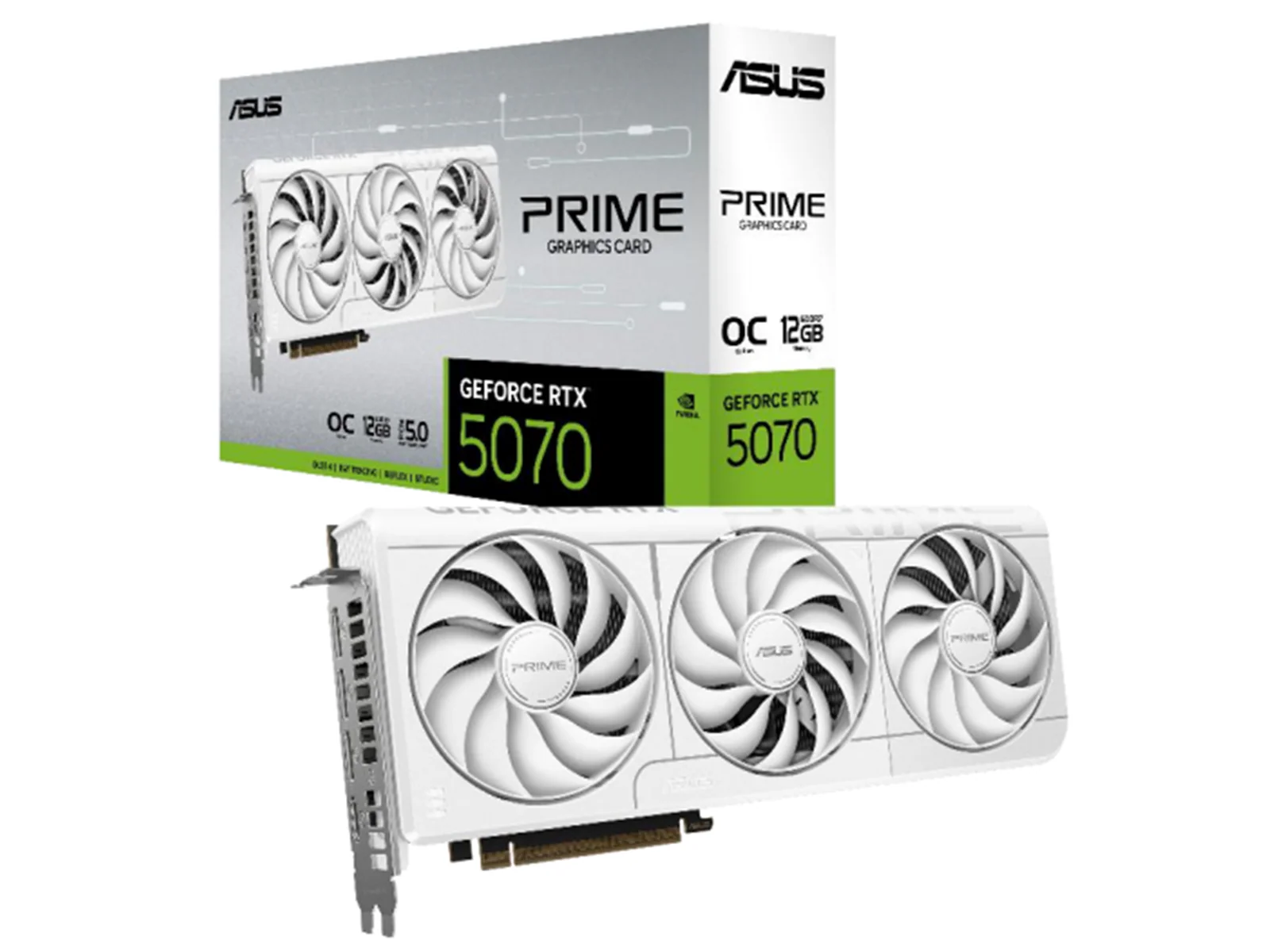 GK ASUS PCIe PRIME-RTX5070-O12G-WHITE