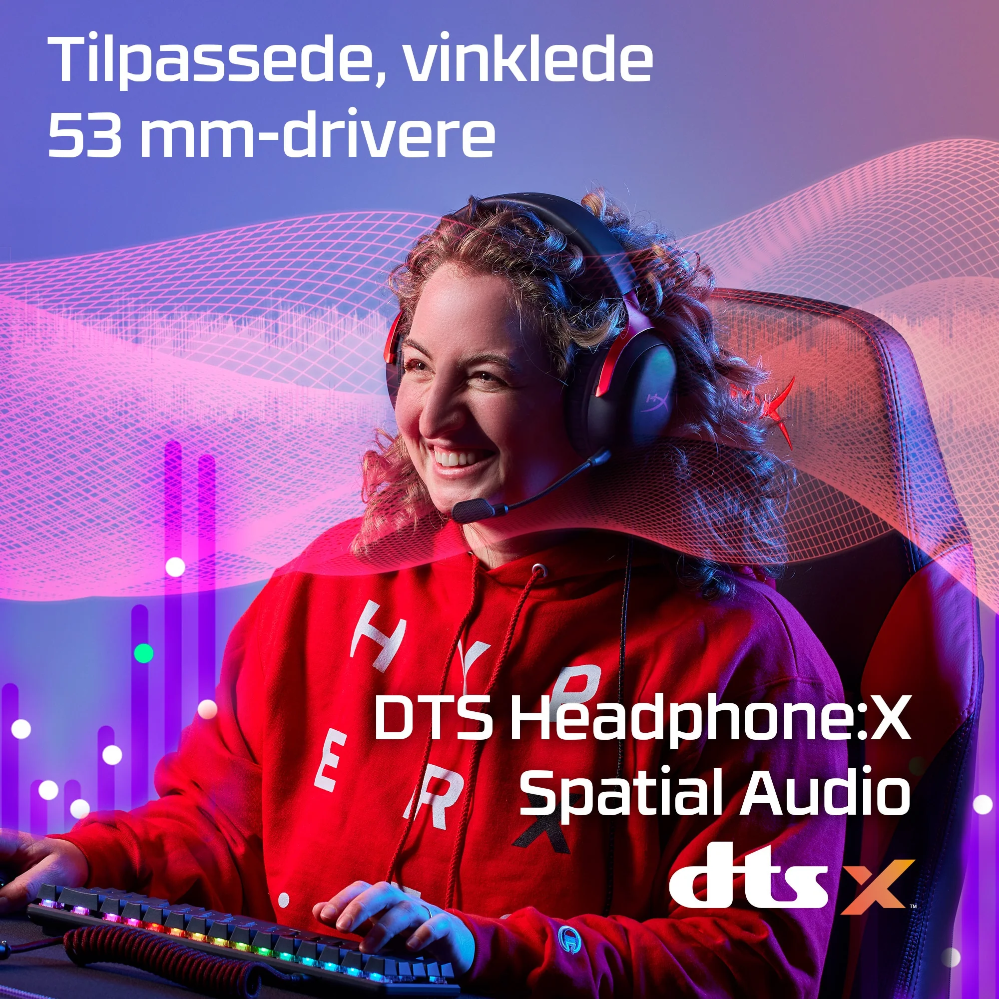 HyperX Cloud III Gaming Kabling Headset Sort