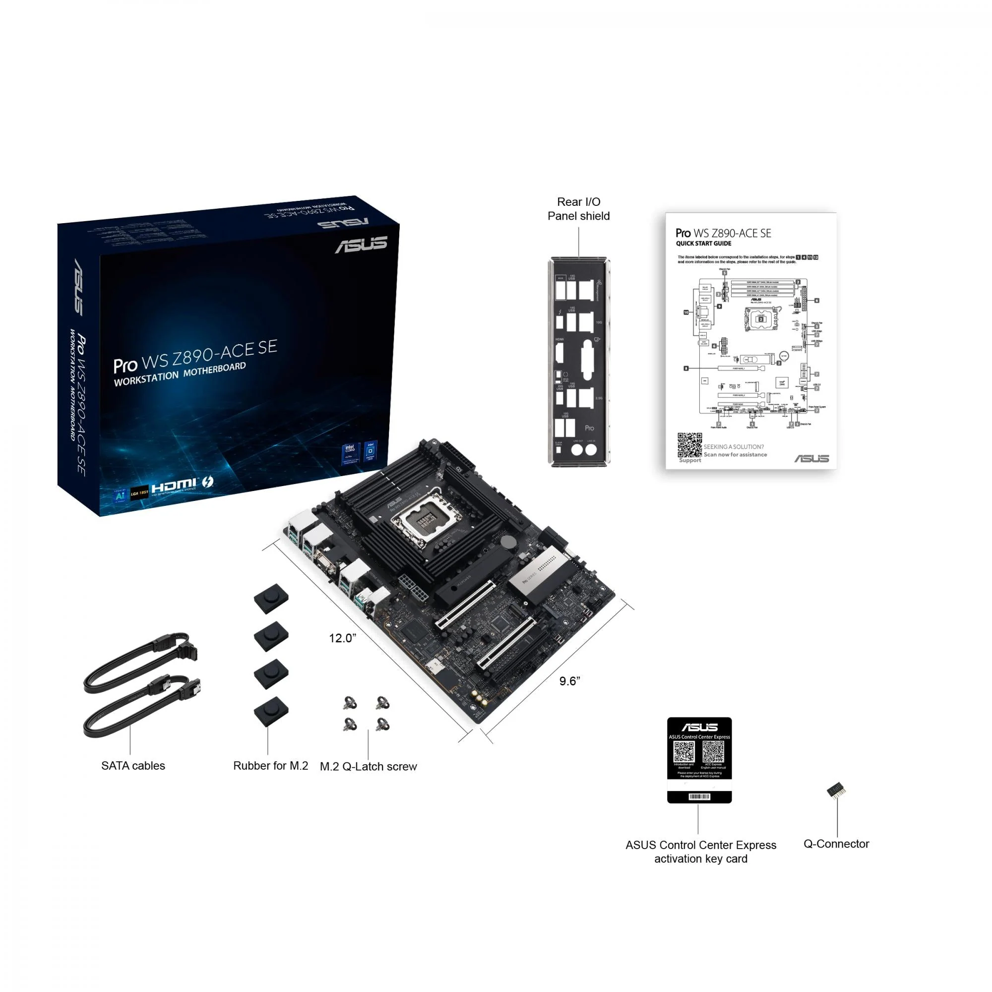 ASUS PRO WS Z890-ACE SE (ATX. Z890. LGA 1851. DDR5)