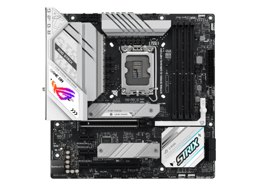 ASUS ROG STRIX B760-G GAMING WIFI D4 (mATX. B760. LGA 1700. DDR4) - Bundkort