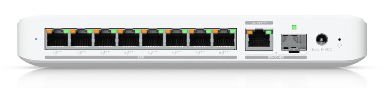 Ubiquiti USW-Flex-2.5G-8-PoE - Switch - Hvid