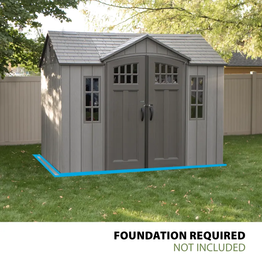 LIFETIME 10 FT. X 8 FT. OUTDOOR STORAGE SHED