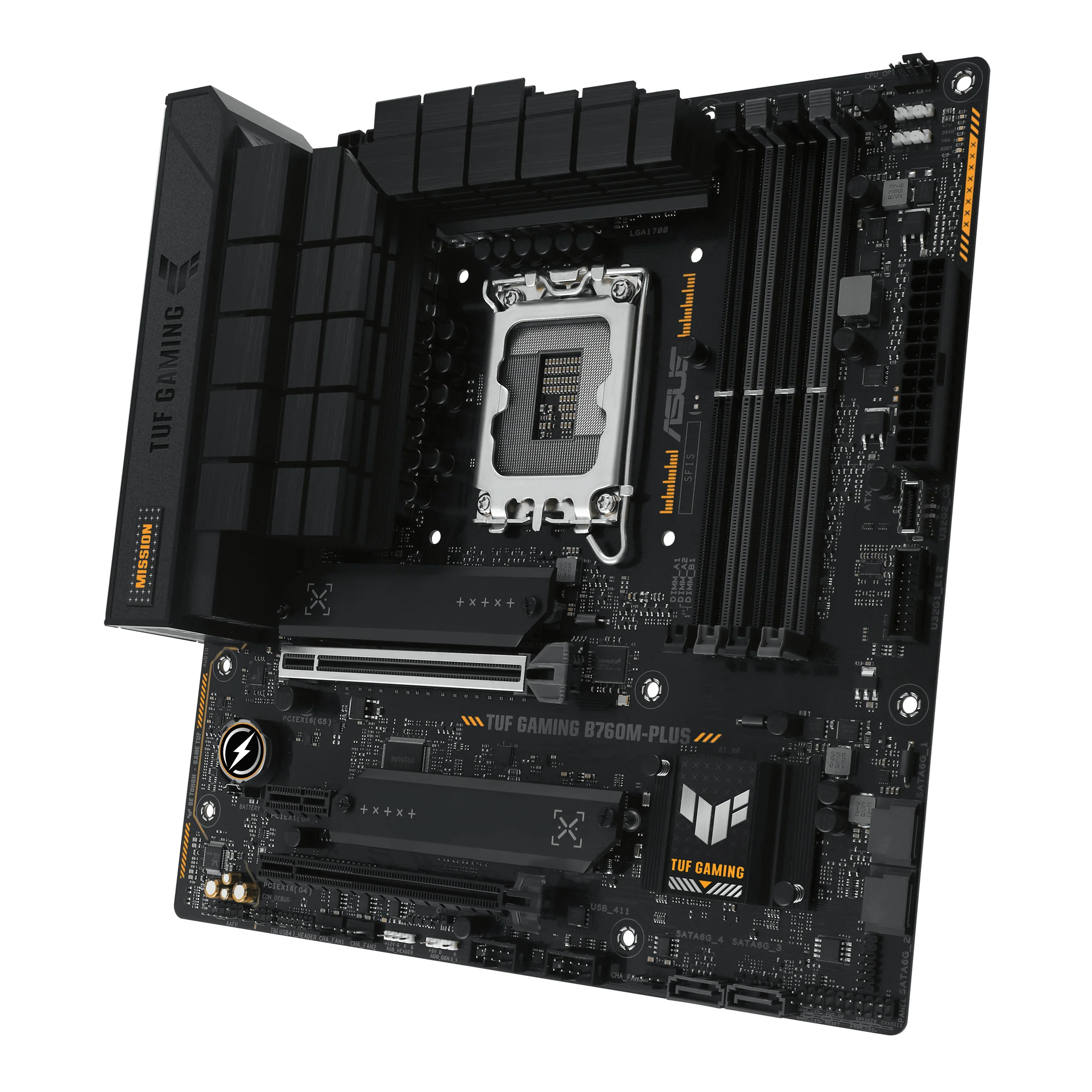 ASUS TUF GAMING B760M-PLUS (mATX. B760. LGA 1700. DDR5)