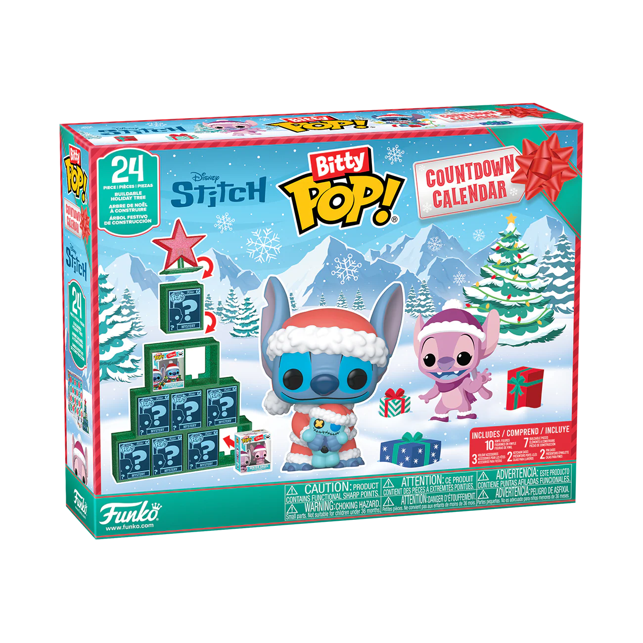 Funko Pop! Bitty Julekalender – Stitch Holiday
