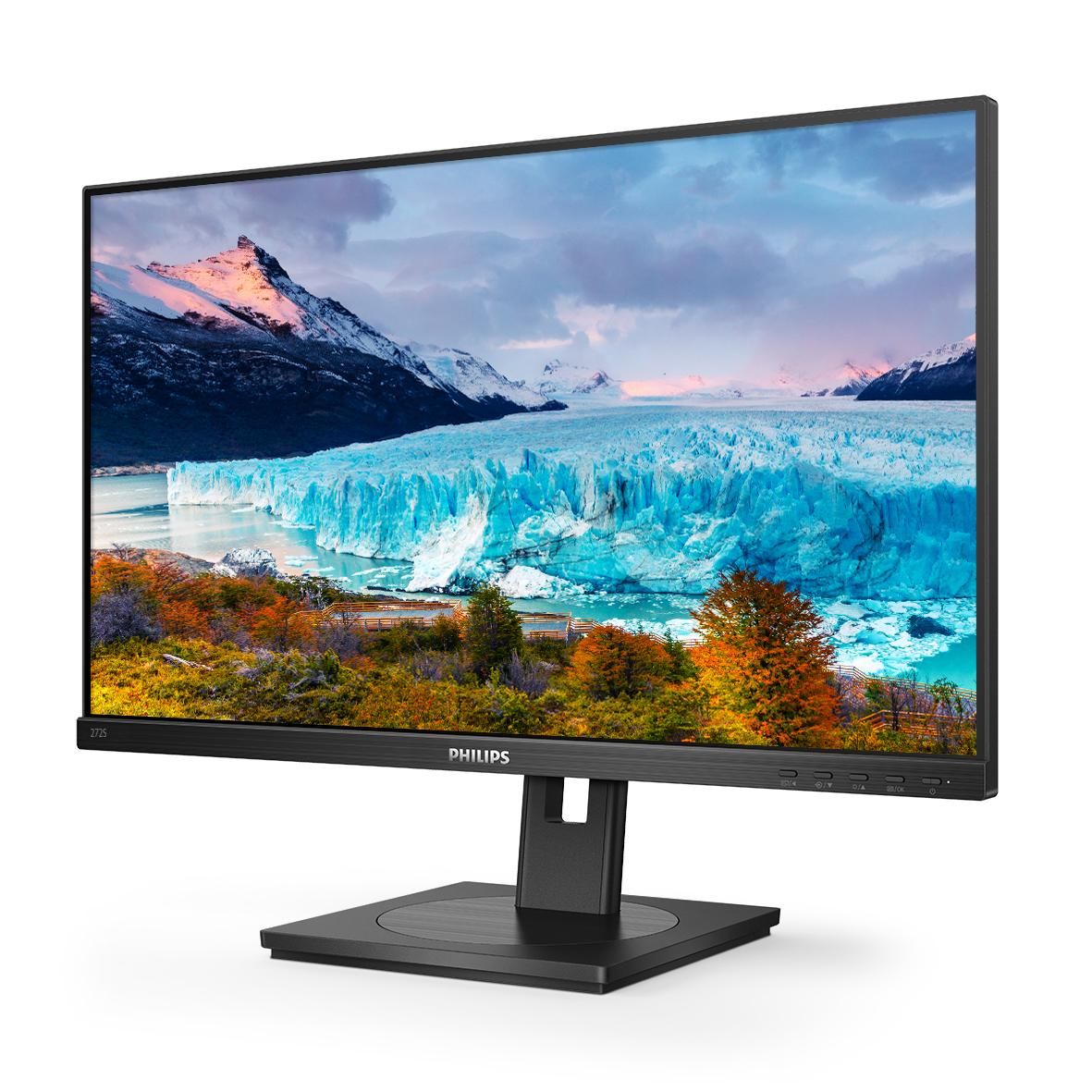 Philips S-line 272S1AE 27 IPS 1920 x 1080 (Full HD) 75Hz DVI VGA (HD-15) HDMI DisplayPort Pivot Skærm