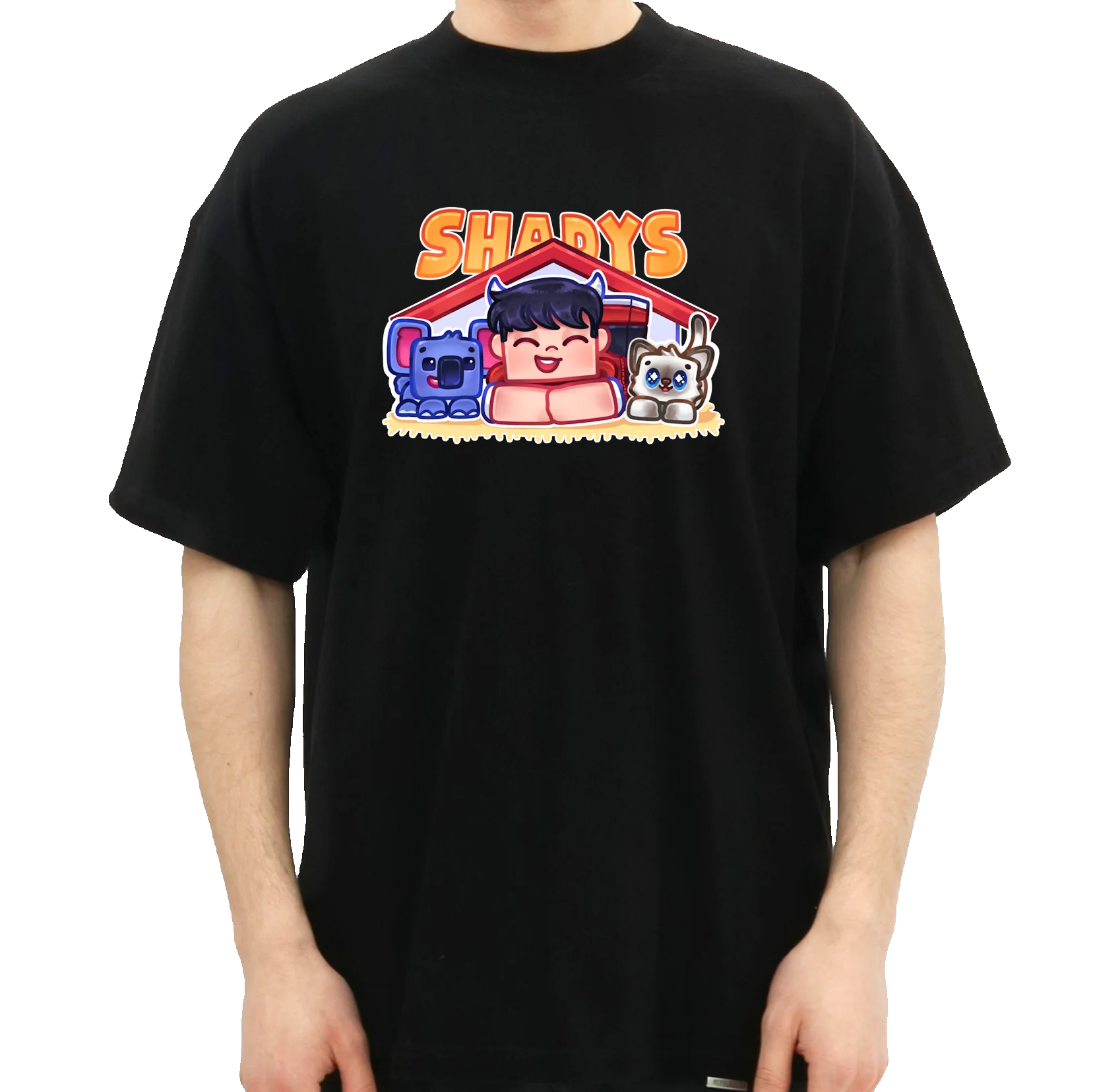 Shadys Kæledyr Tee - Sort