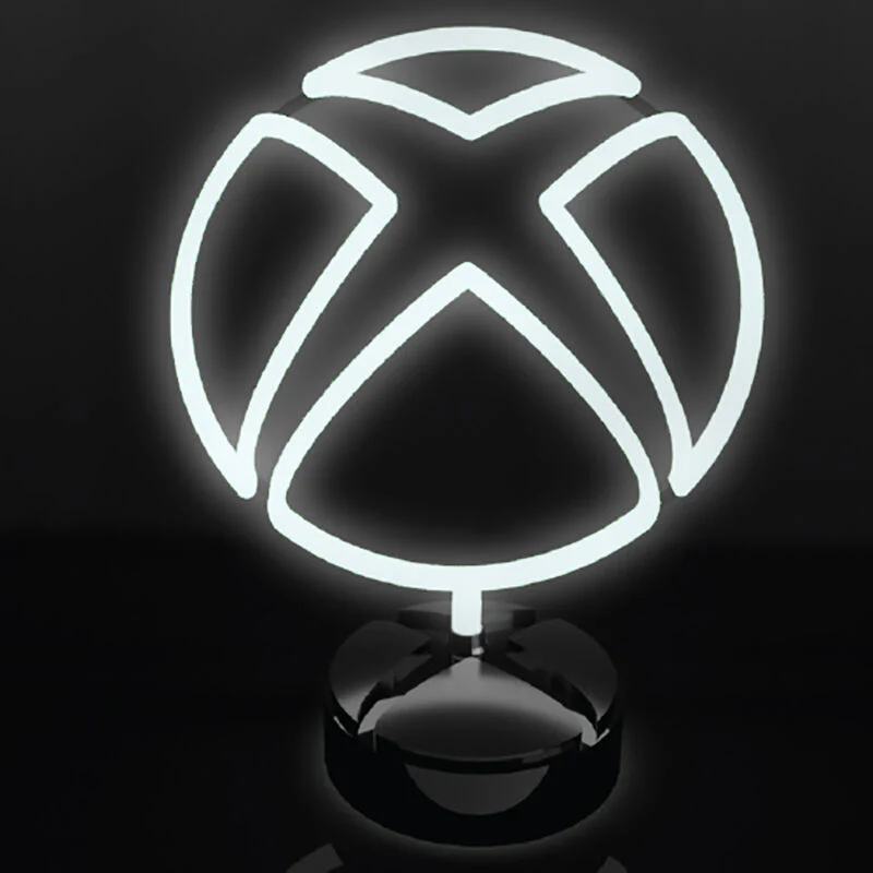 Tabel Lamp Xbox Logo Neon White 22.8 cm