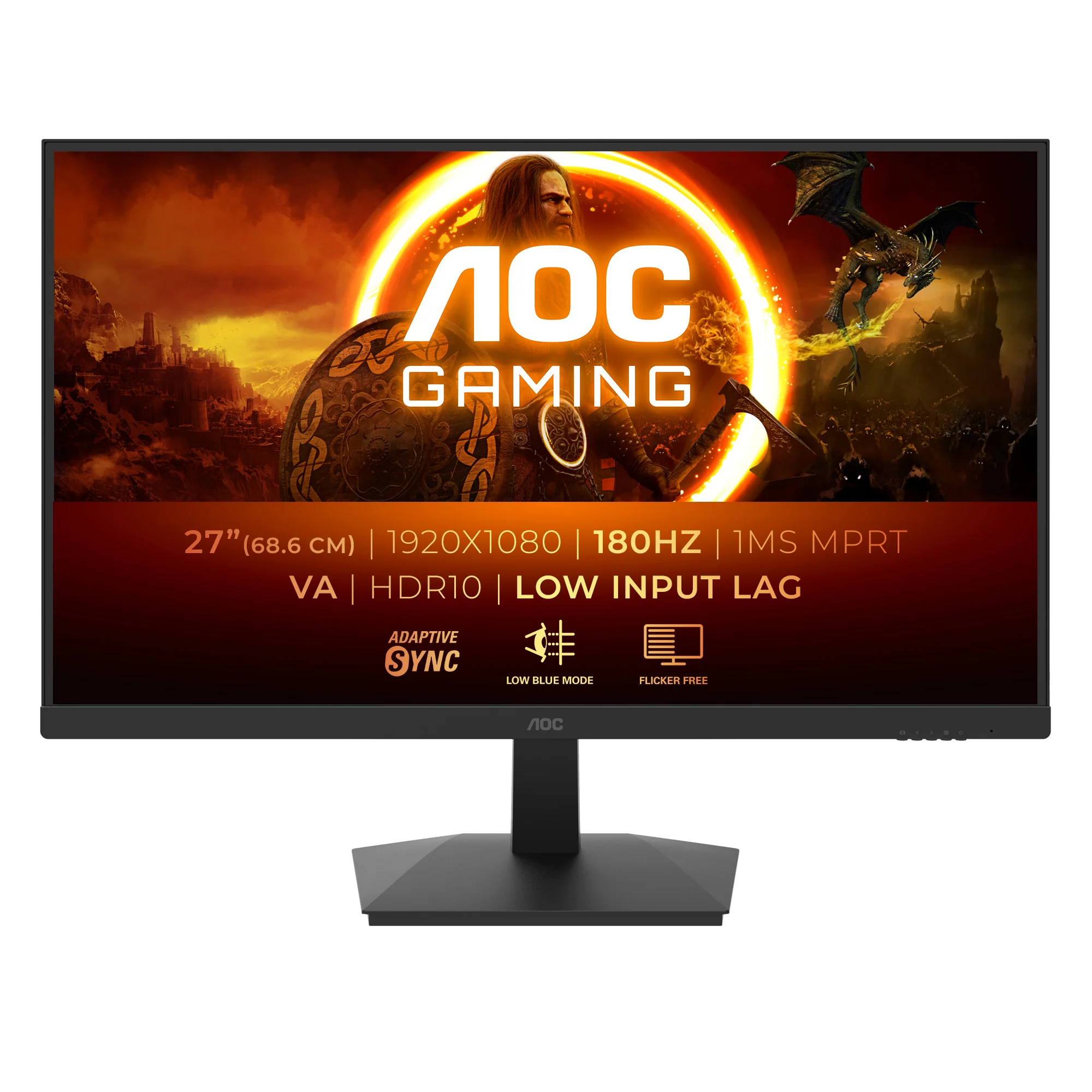 AOC G1 27G15N2 computerskærm 68.6 cm (27) 1920 x 1080 pixel Fuld HD LCD Sort
