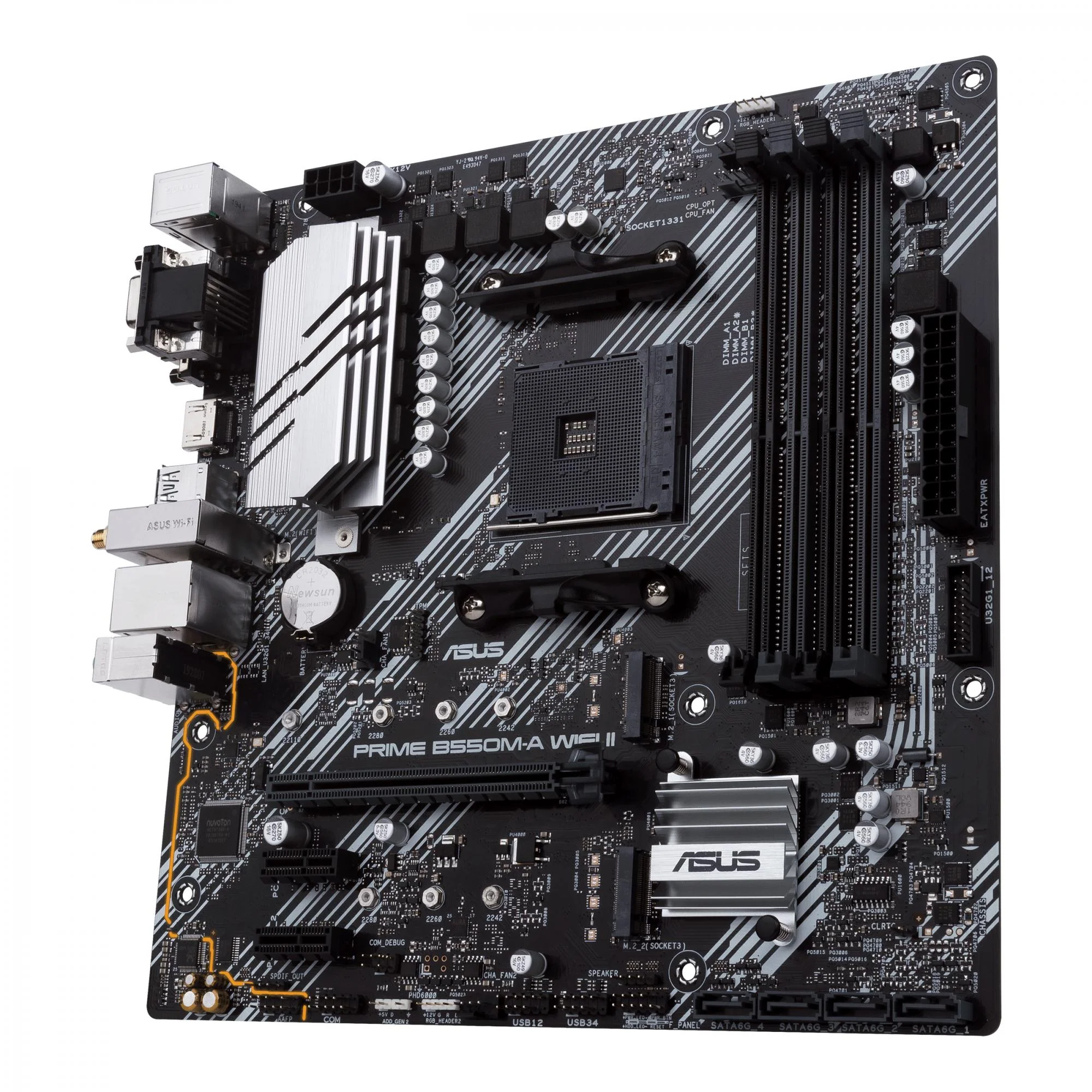 ASUS PRIME B550M-A (WI-FI) II (mATX. B550. AM4)