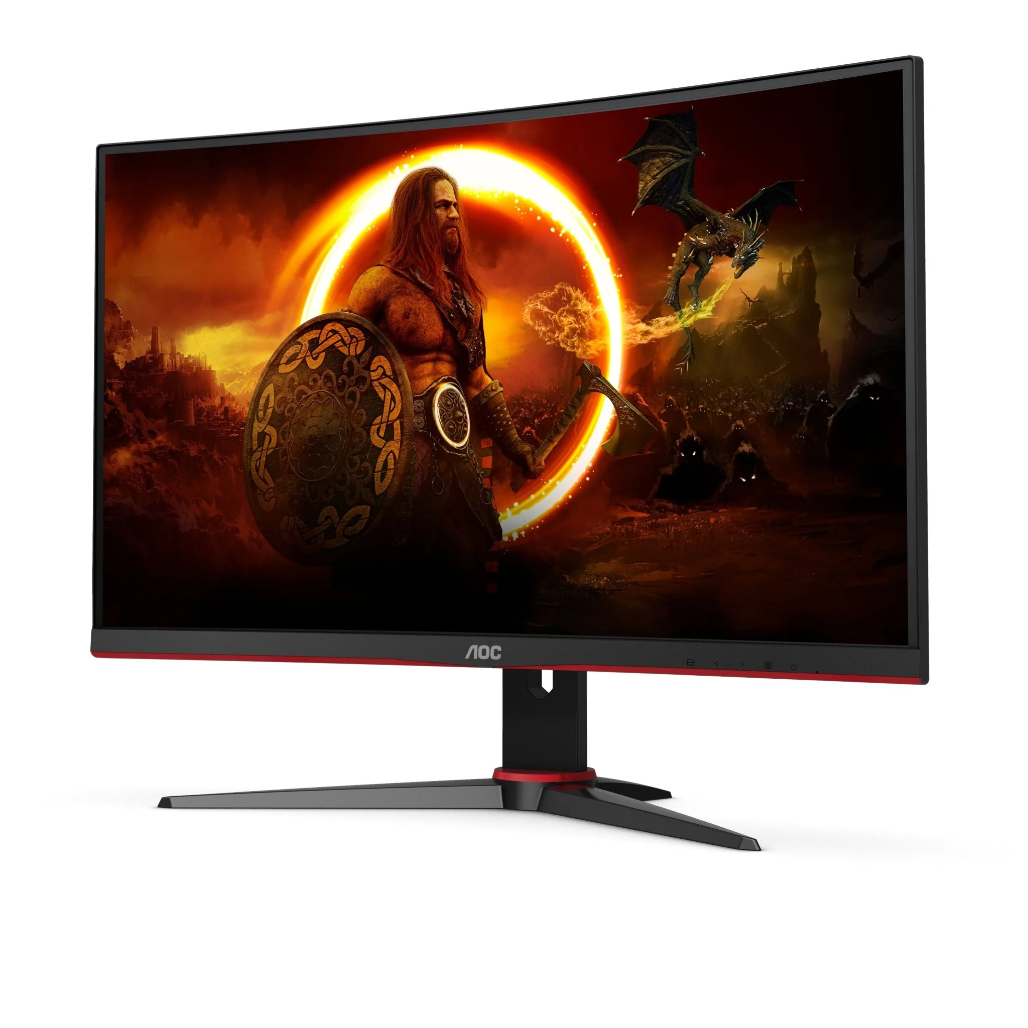AOC Gaming C24G2AE/BK 24 1920 x 1080 VGA (HD-15) HDMI DisplayPort 165Hz Pivot-Monitor