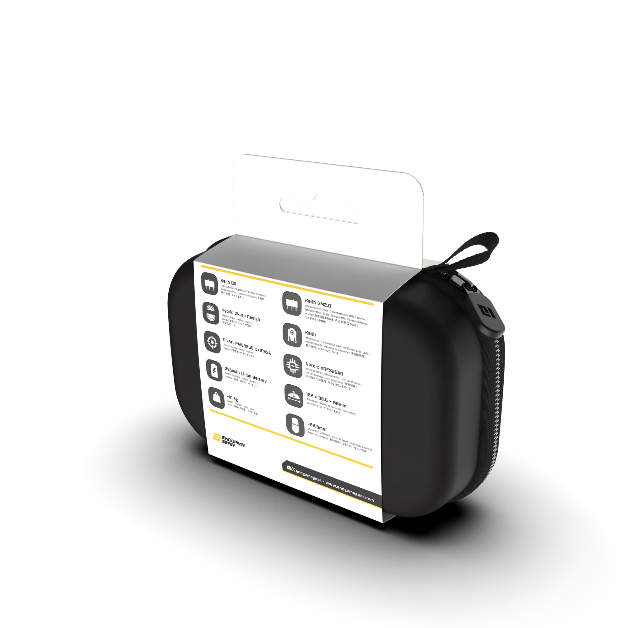 Endgame Gear XM2w 4K V2 – Trådløs Gaming Mus (Hvid)