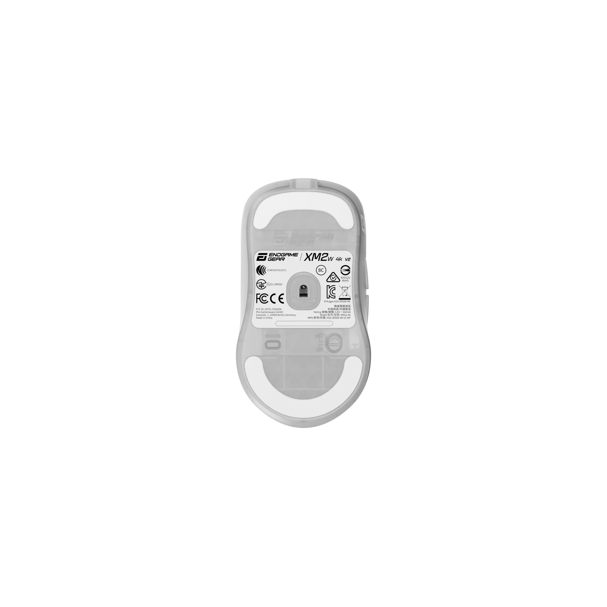 Endgame Gear XM2w 4K V2 – Trådløs Gaming Mus (White Frost)