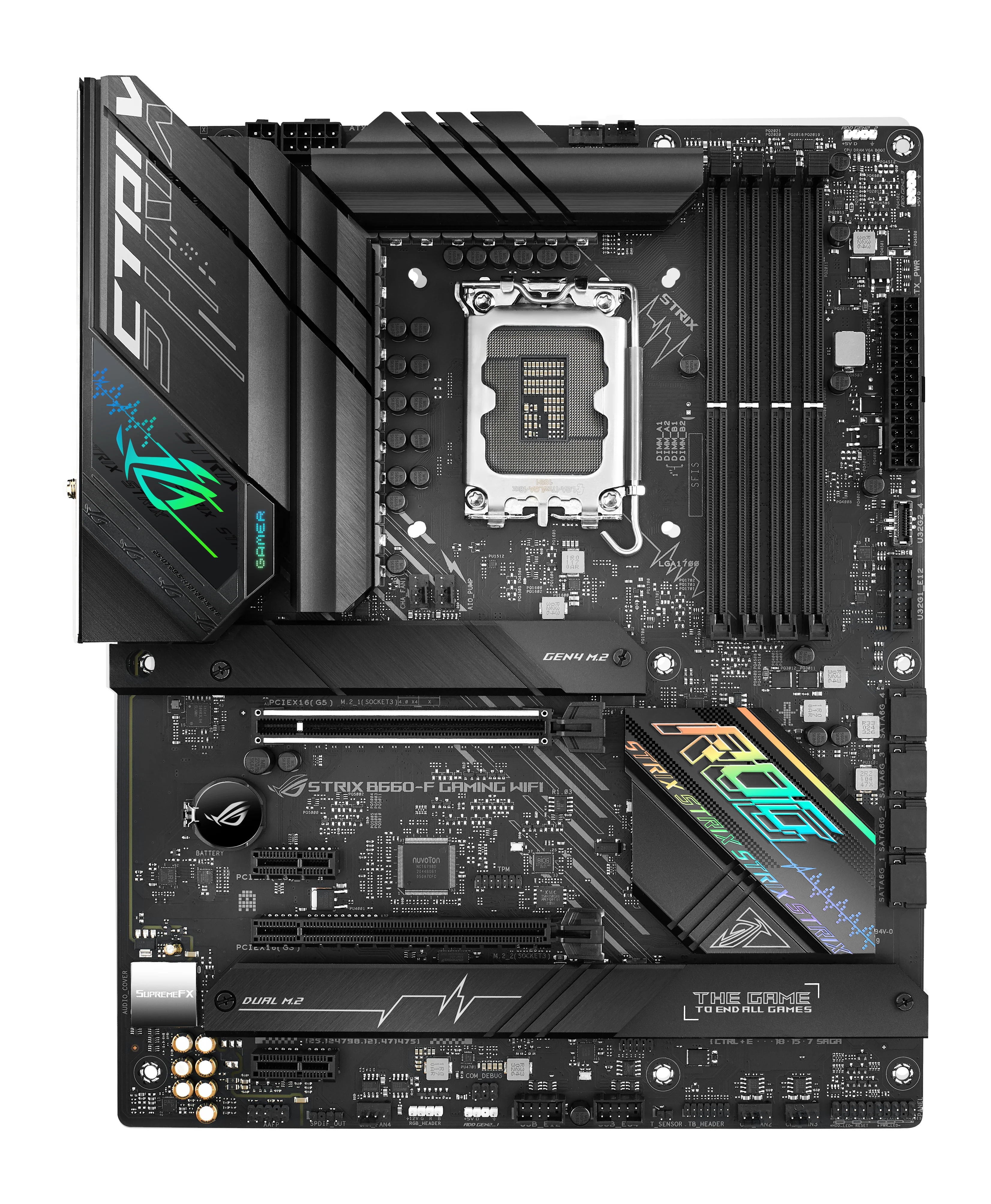ASUS ROG STRIX B660-F GAMING WIFI (ATX. B660. LGA 1700. DDR5)