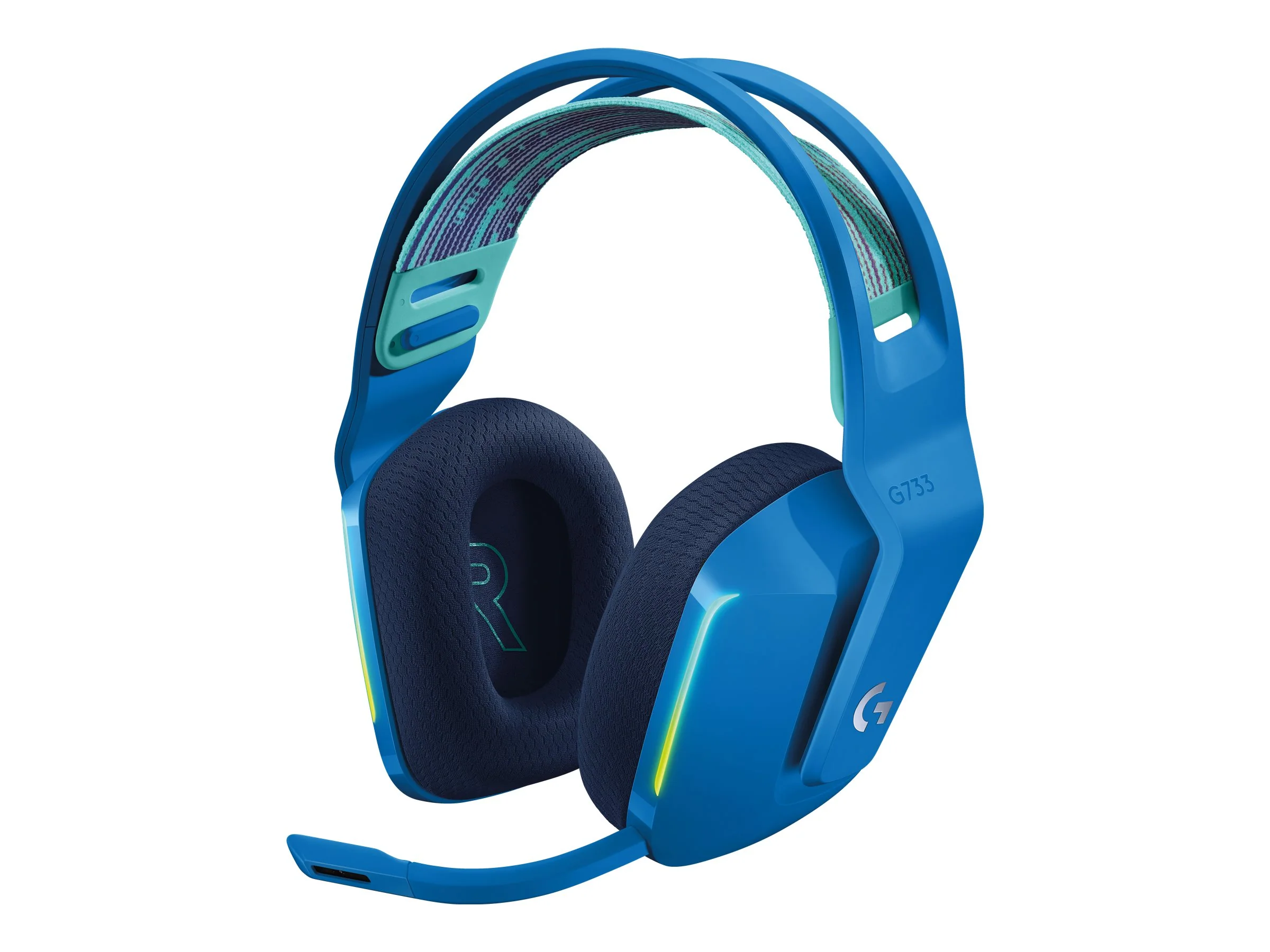 Logitech G G733 LIGHTSPEED Kabelloses RGB-Gaming-Headset. kabelloses Headset. Blau