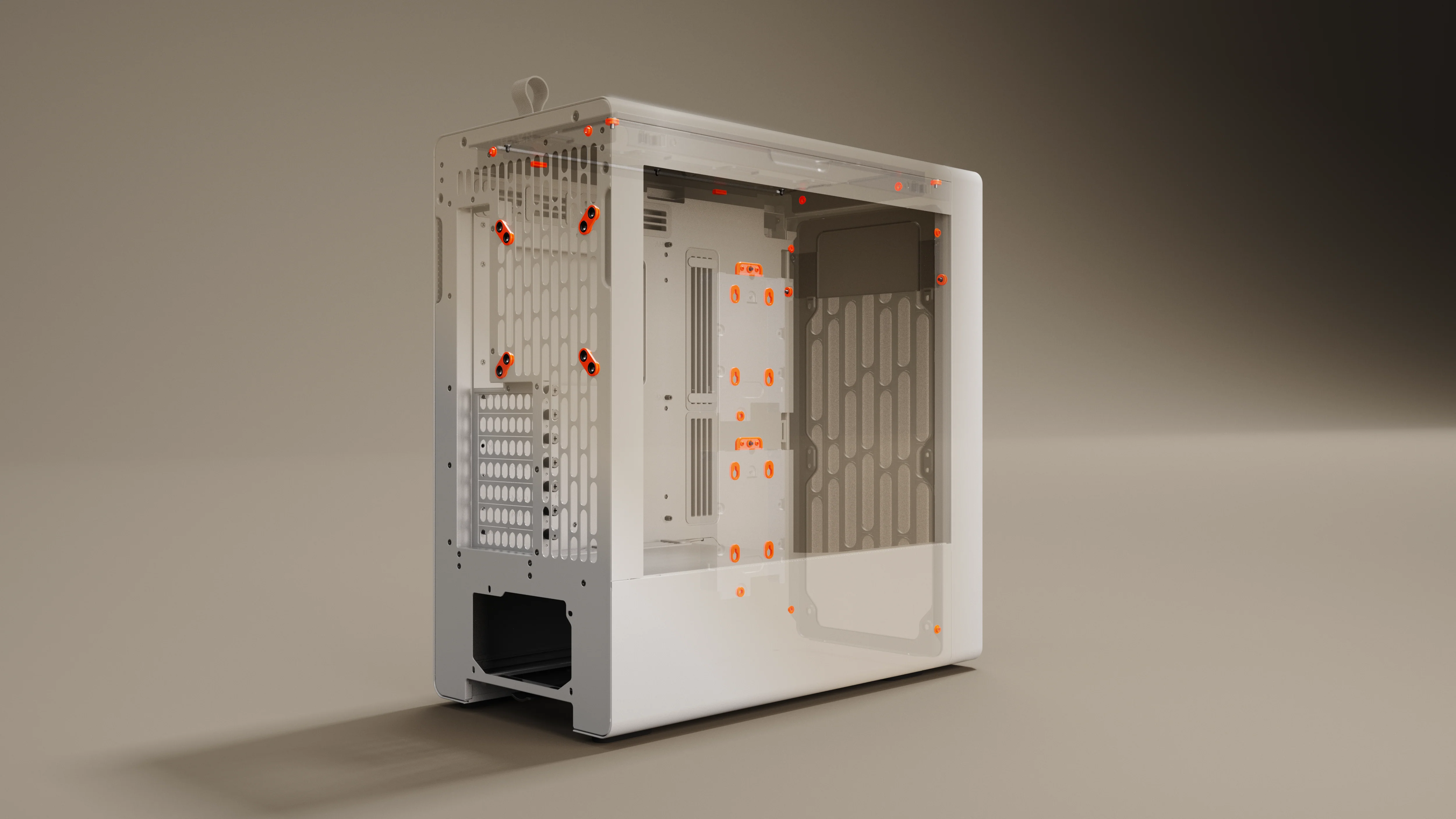 HAVN BF 360 – White Mid Tower kabinet med høj airflow og minimalistisk design