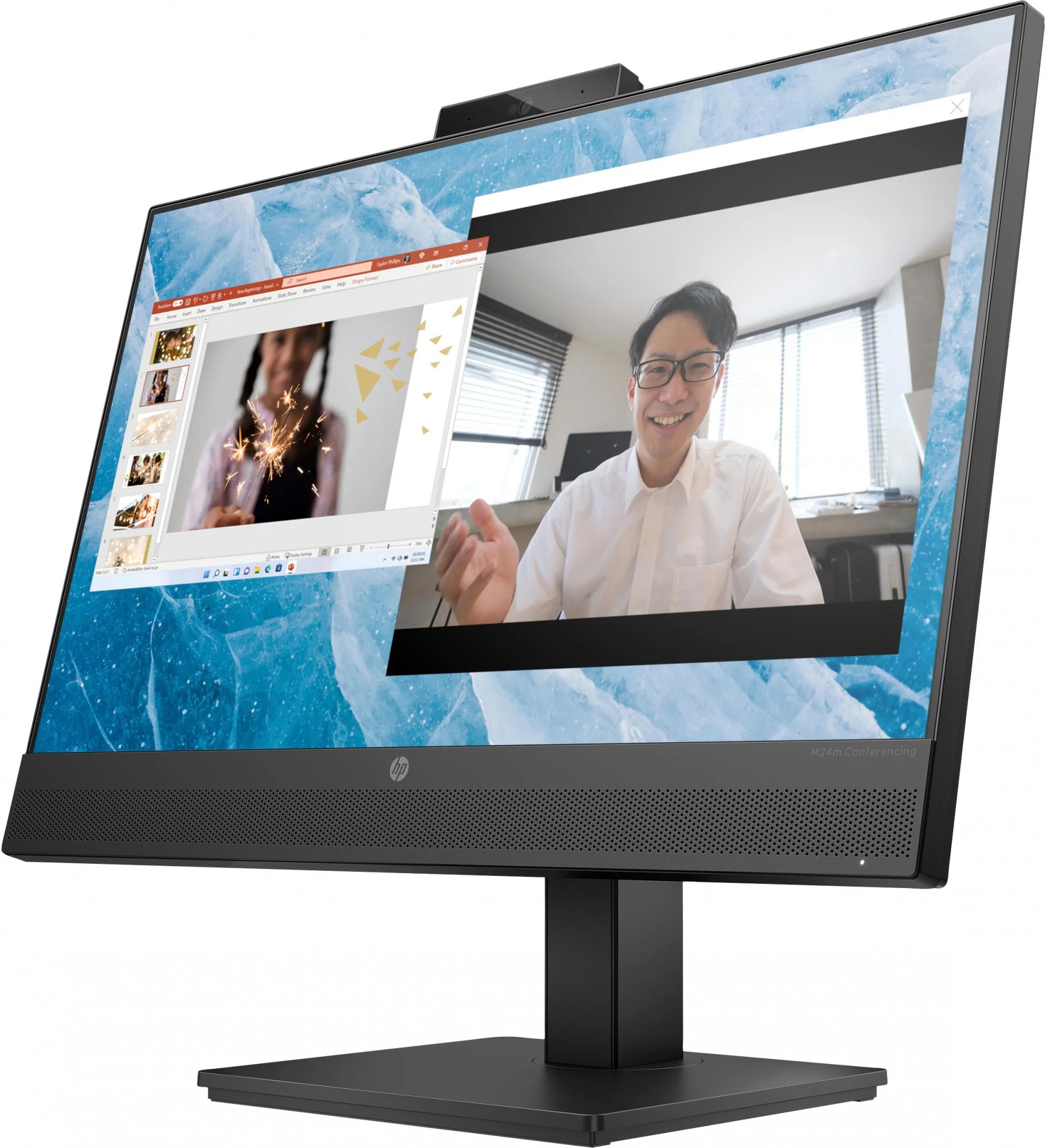 HP M24m Conferencing Monitor 24 1920 x 1080 (Full HD) HDMI DisplayPort USB-C 75Hz
