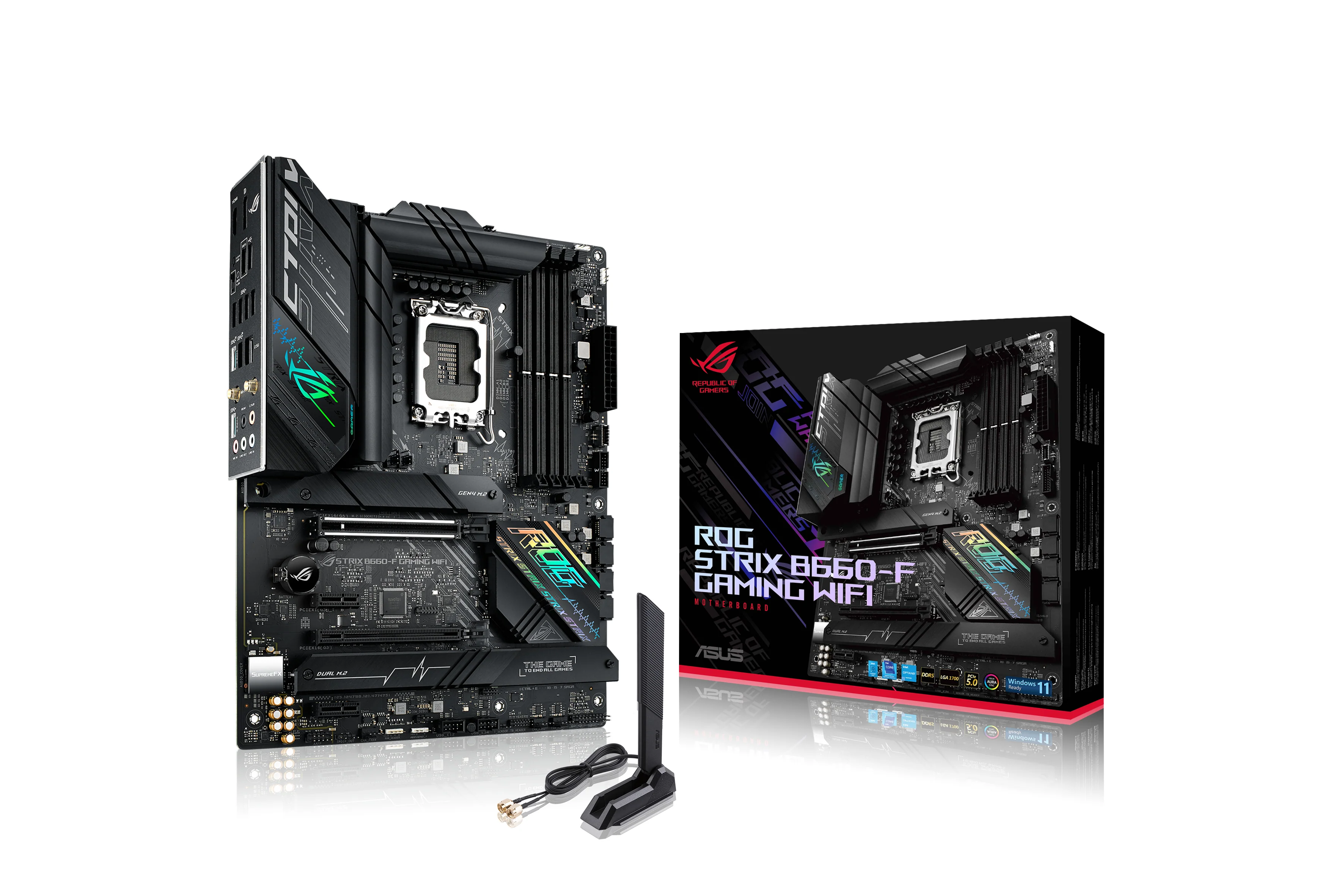 ASUS ROG STRIX B660-F GAMING WIFI (ATX. B660. LGA 1700. DDR5)