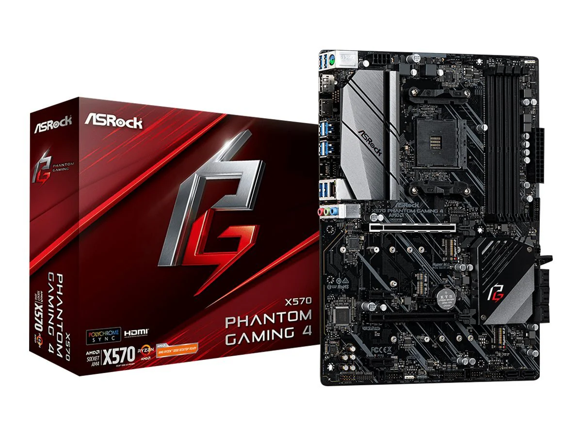 ASRock X570 Phantom Gaming 4 ATX AM4 AMD X570