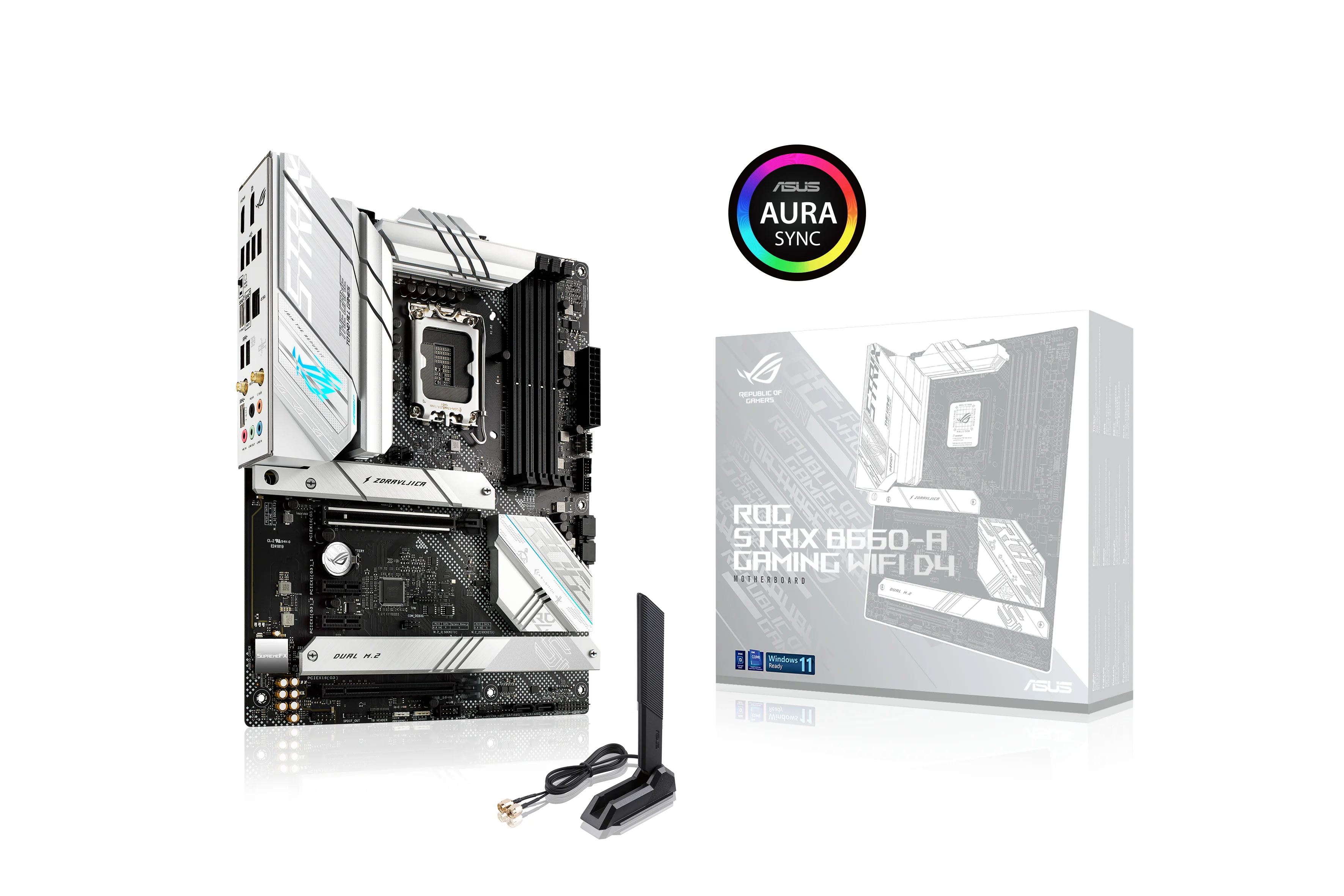 ASUS ROG STRIX B660-A GAMING WIFI D4 (ATX. B660. LGA 1700. DDR4) - Bundkort