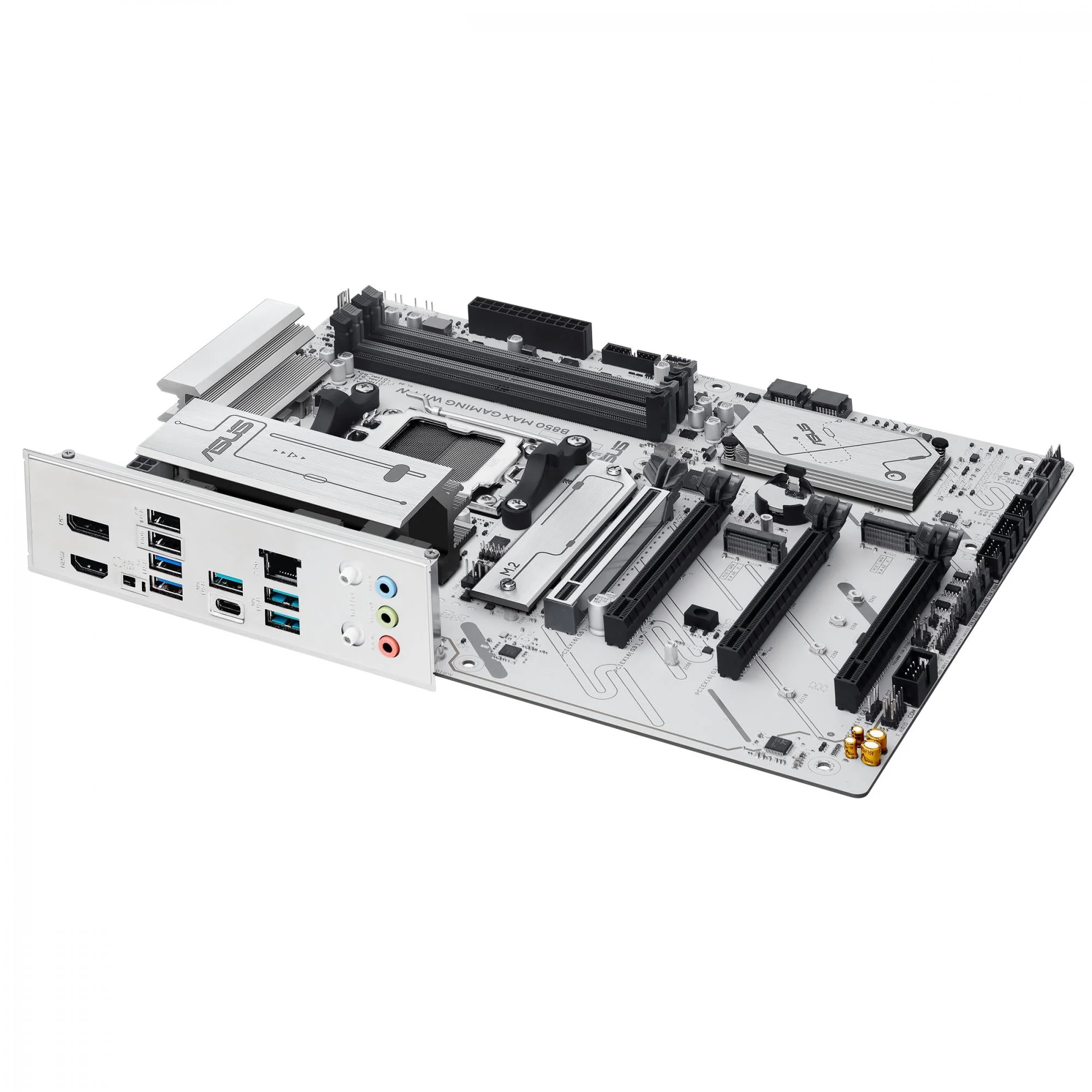 ASUS B850 MAX GAMING WIFI WHITE (ATX. B850. AM5. DDR5)