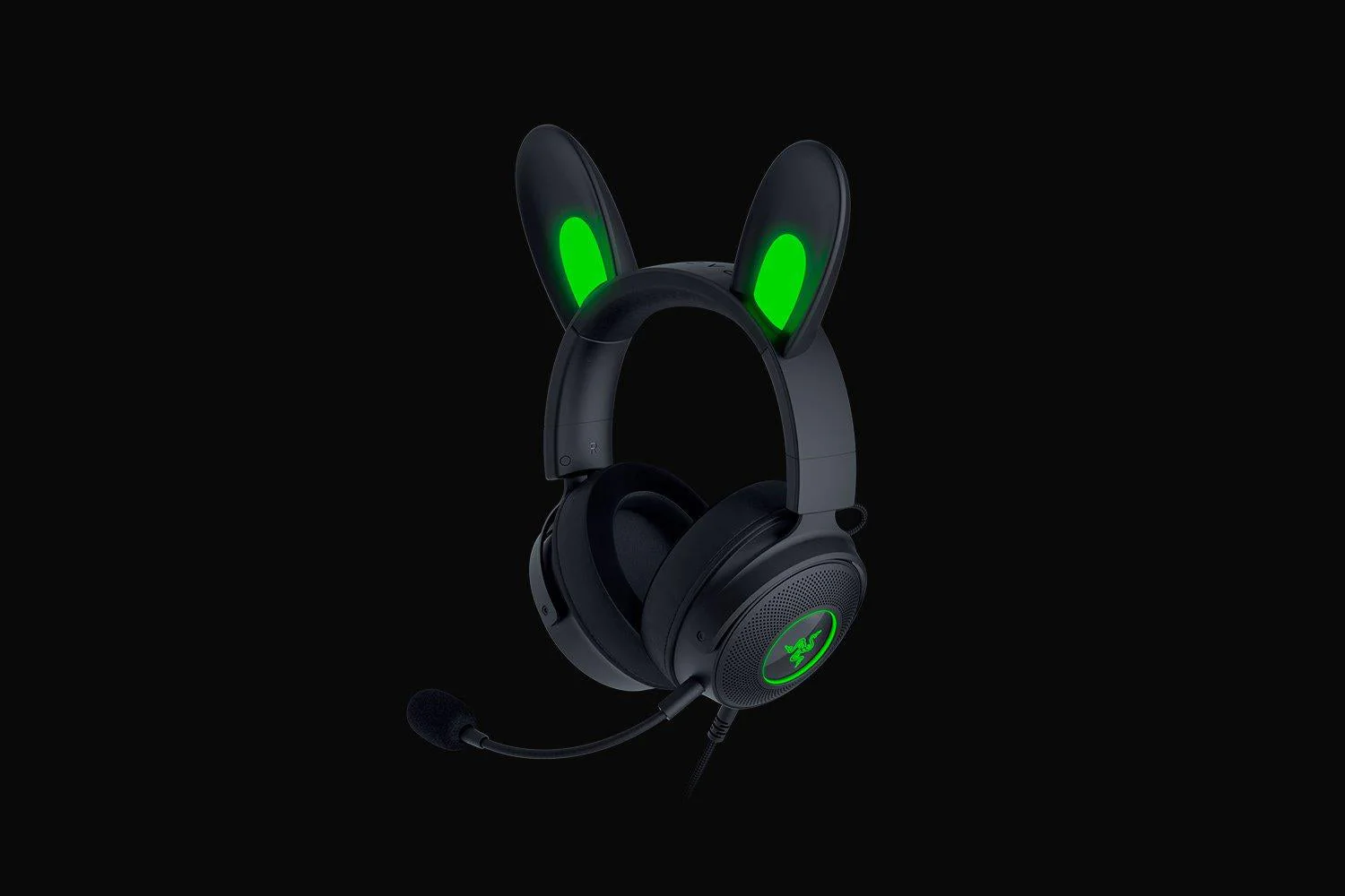 Razer Kraken Kitty V2 Pro – Gaming Headset med Udskiftelige RGB-Ører (Sort)