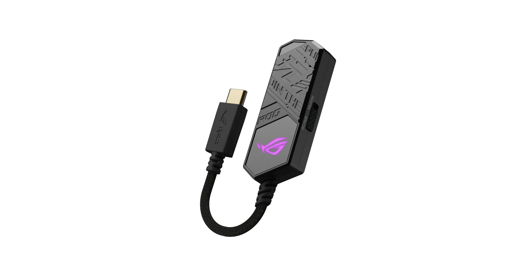 ASUS ROG CLAVIS USB-C to 3.5mm DAC with AI microphone