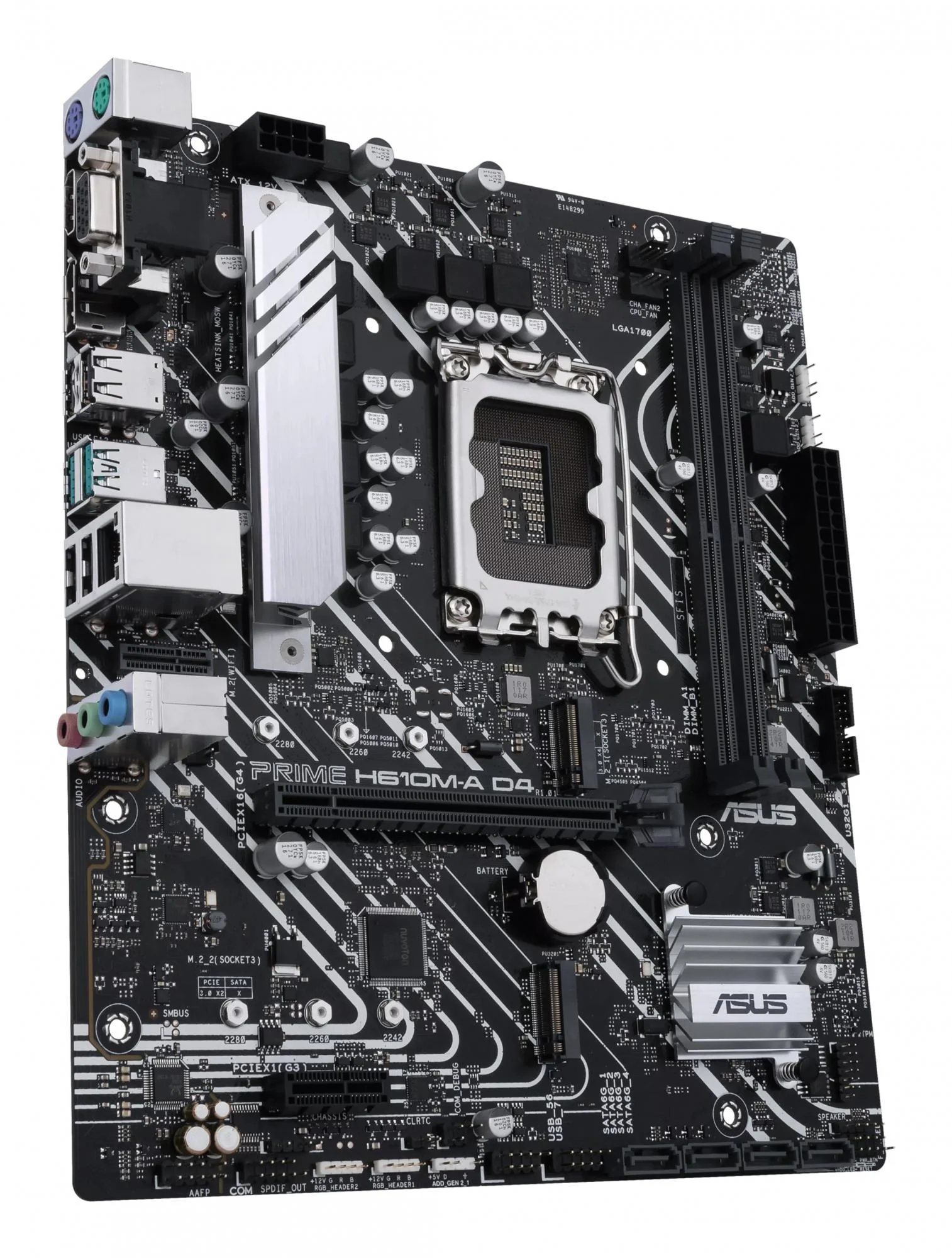 ASUS PRIME H610M-A D4-CSM Micro-ATX LGA1700  Intel H610