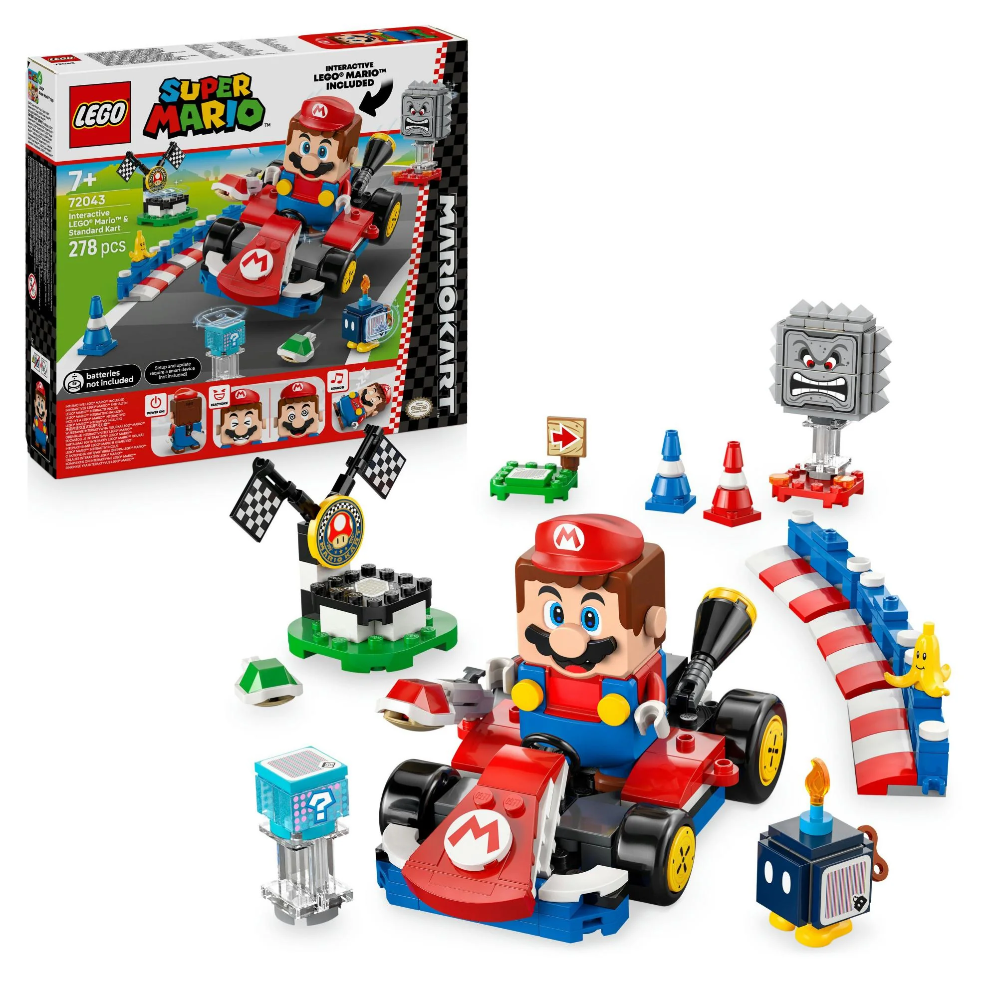LEGO Super Mario – Mario Kart™: Interaktiv LEGO® Mario™ & Standard Kart