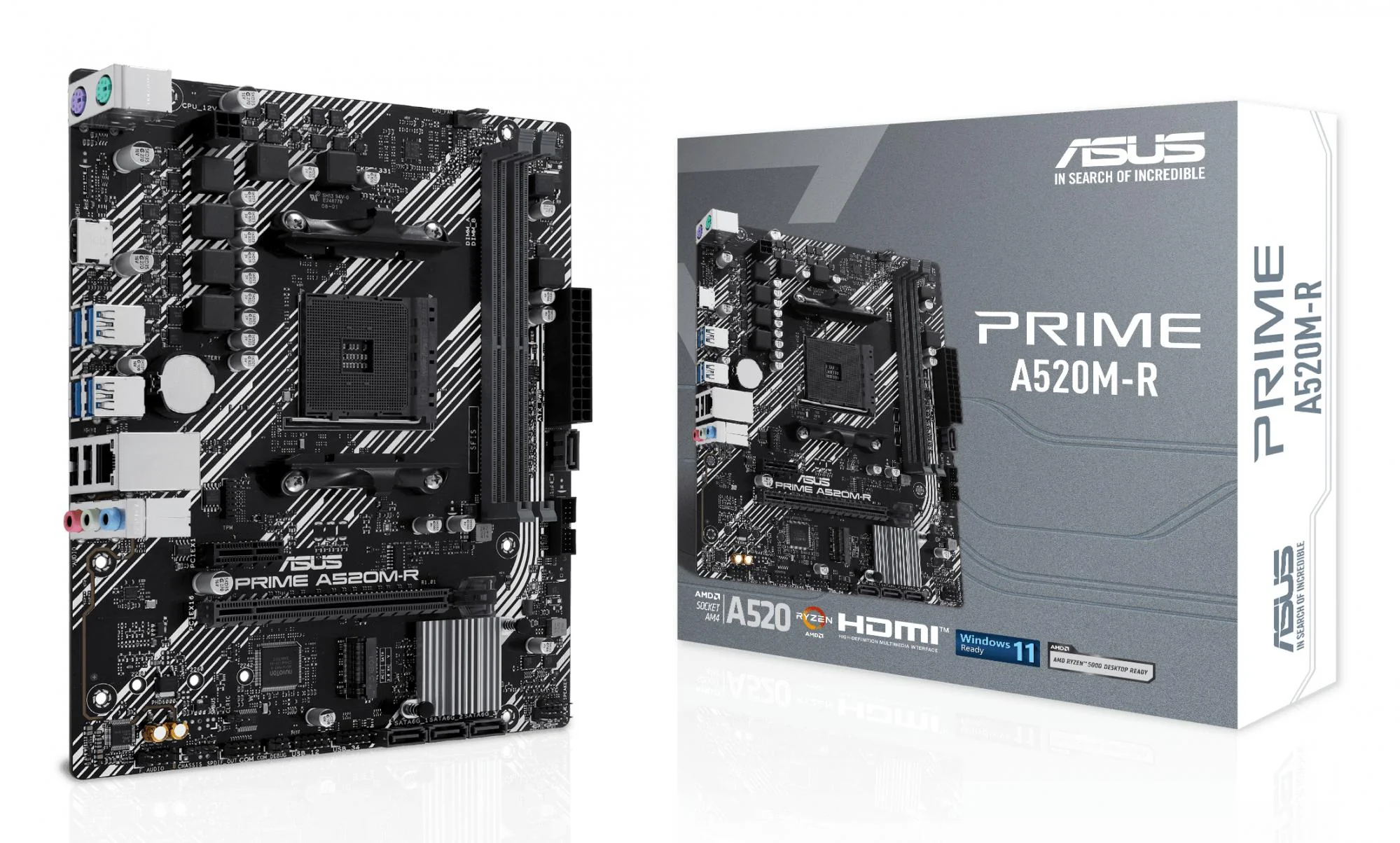 ASUS PRIME A520M-R Micro-ATX Socket AM4 AMD A520