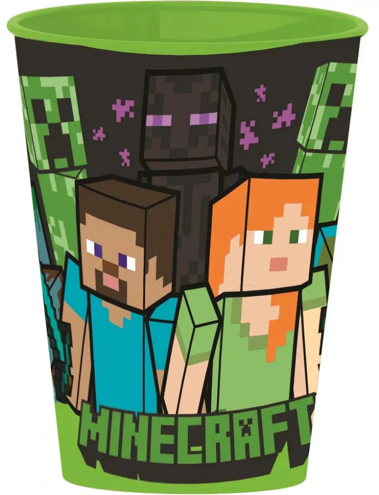 Minecraft Kop. Plastik 260 ml