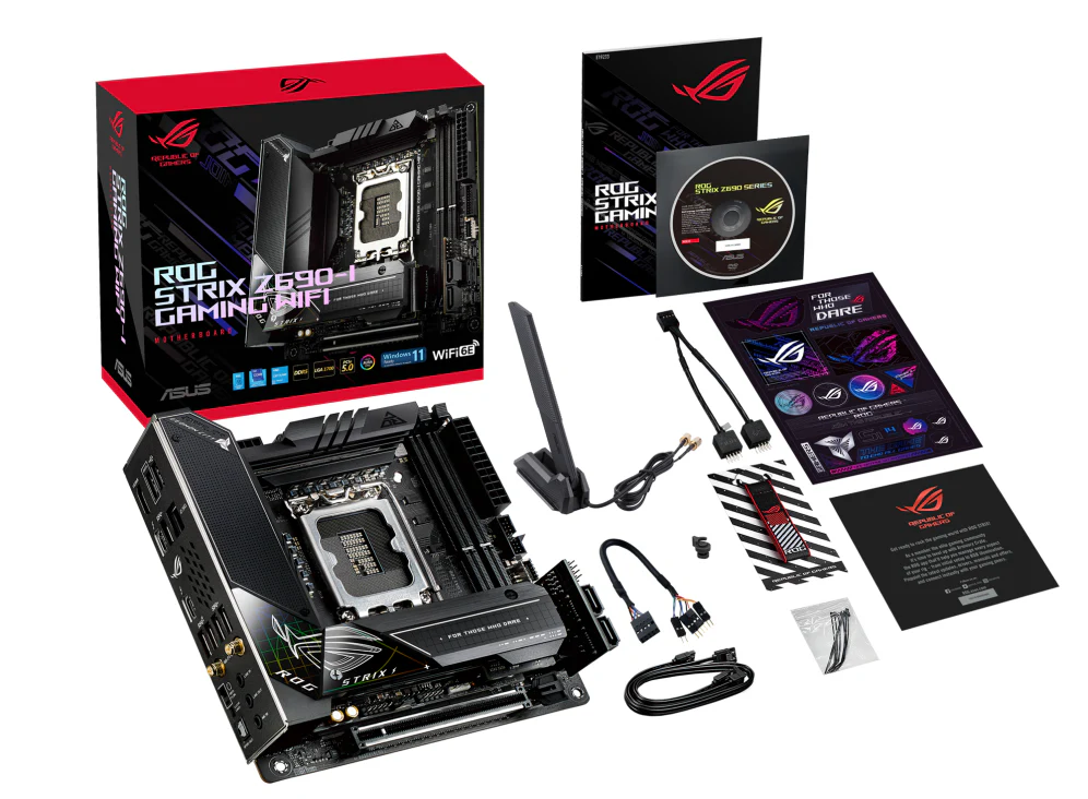 ASUS ROG STRIX Z690-I GAMING WIFI (mITX. Z690. LGA 1700. DDR5)