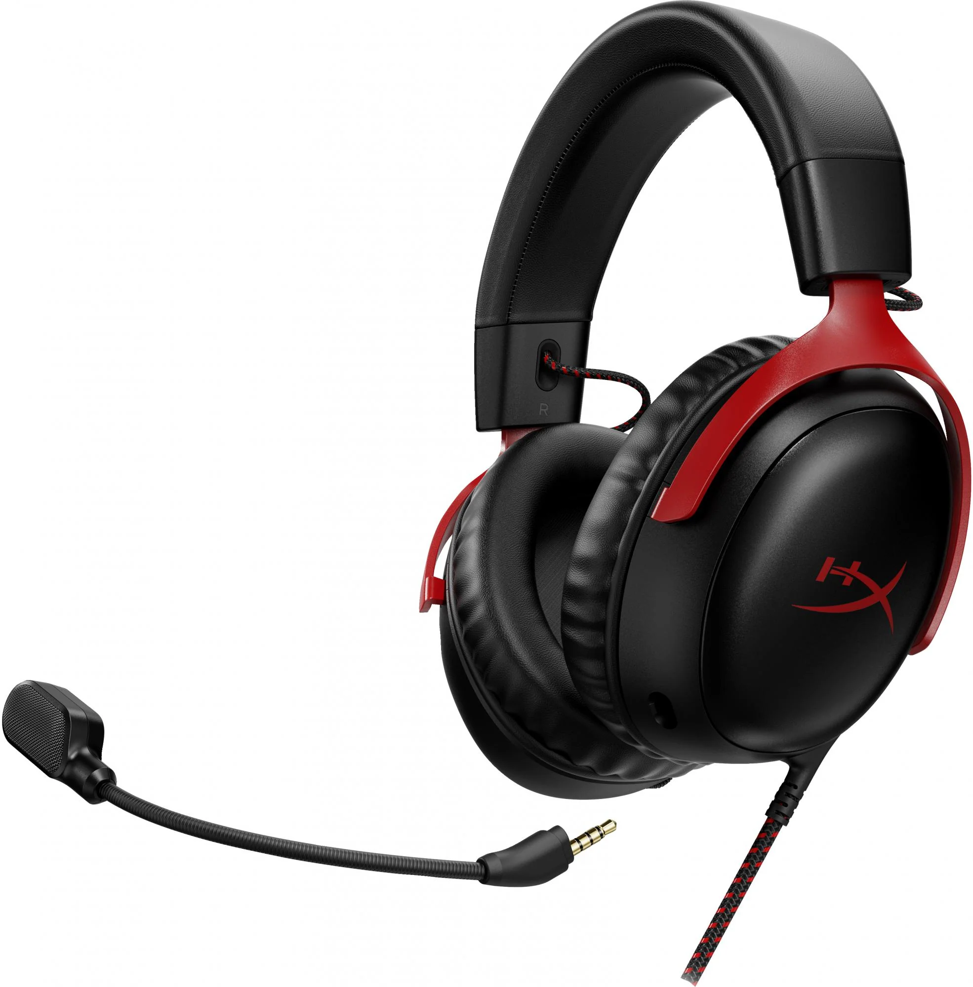 HyperX Cloud 3 Kabling Headset Sort Rød
